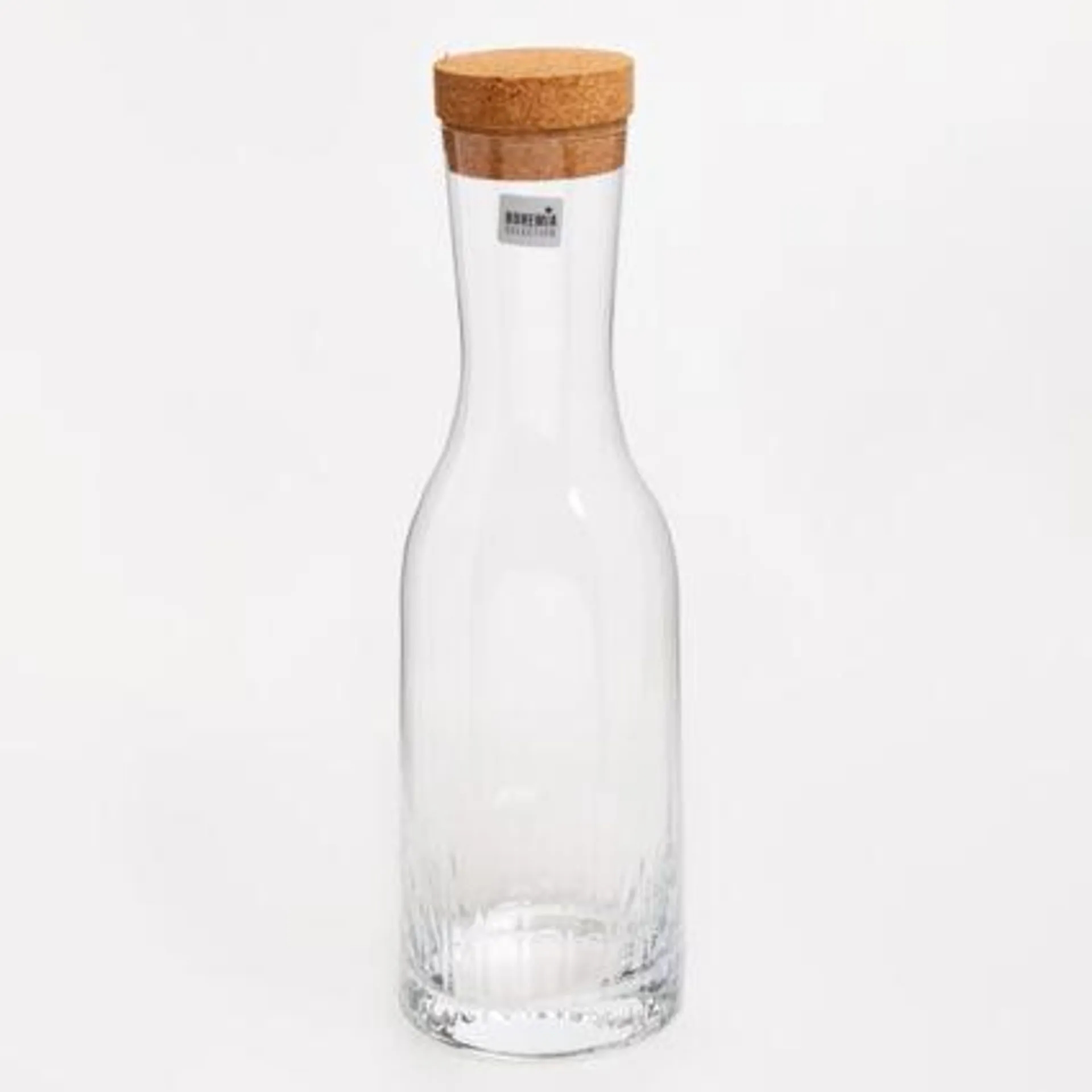 Clear Glass Cork Lid Jug 1200ml