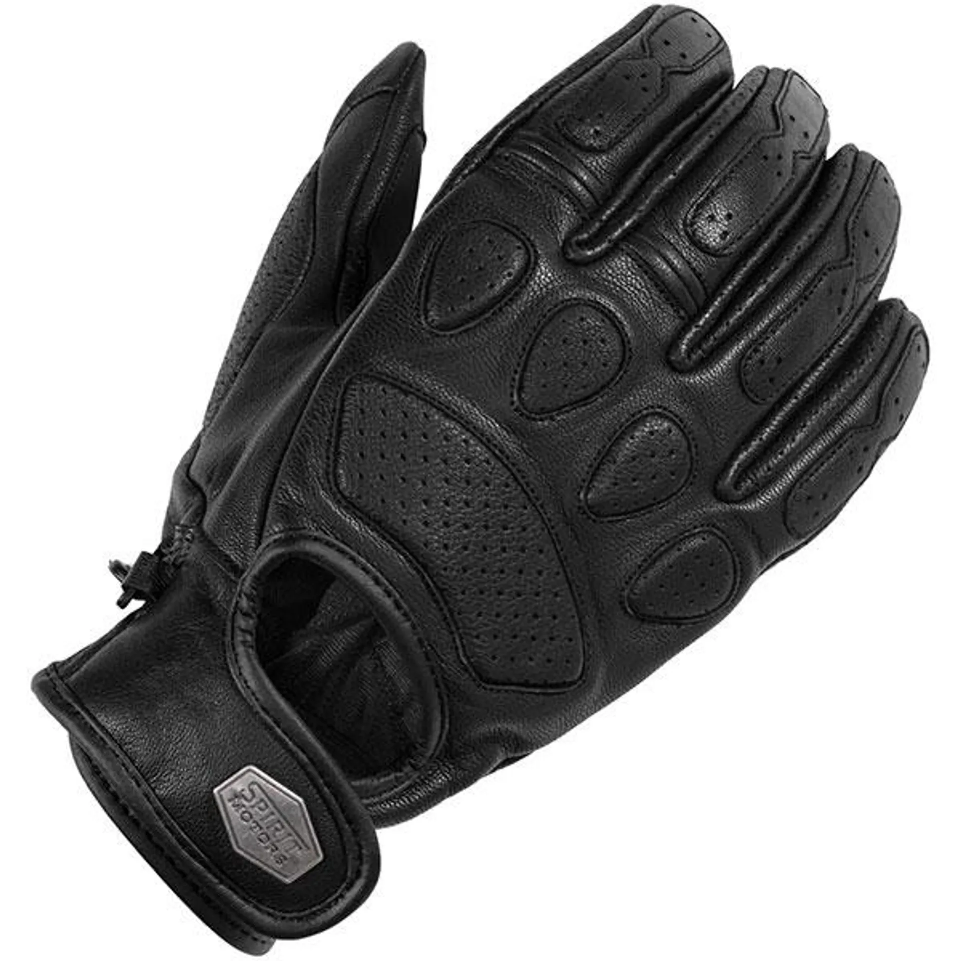 Spirit Motors Retro Leather Glove 1.0 - Black