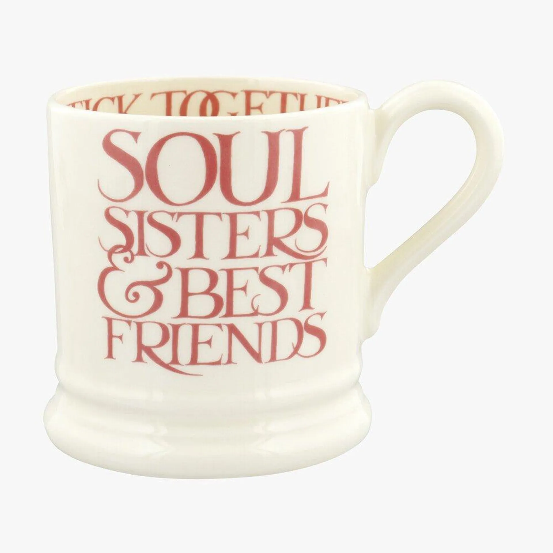 Seconds Pink Toast Soul Sisters 1/2 Pint Mug