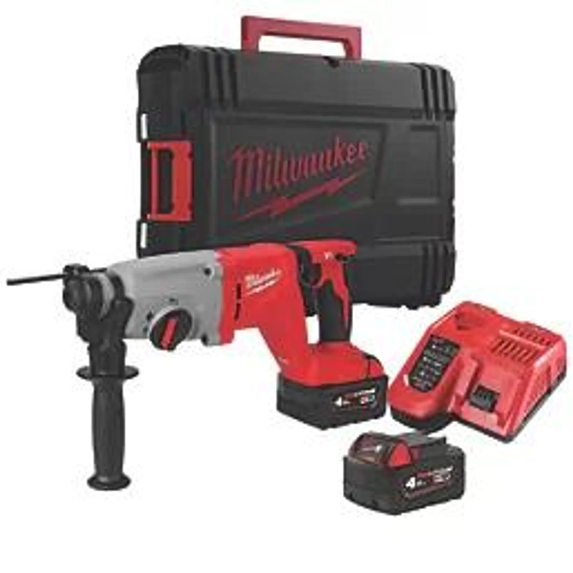 Milwaukee M18BLHACD-402X 3.1kg 18V 2 x 4Ah Li-Ion RedLithium Brushless Cordless SDS Hammer Drill