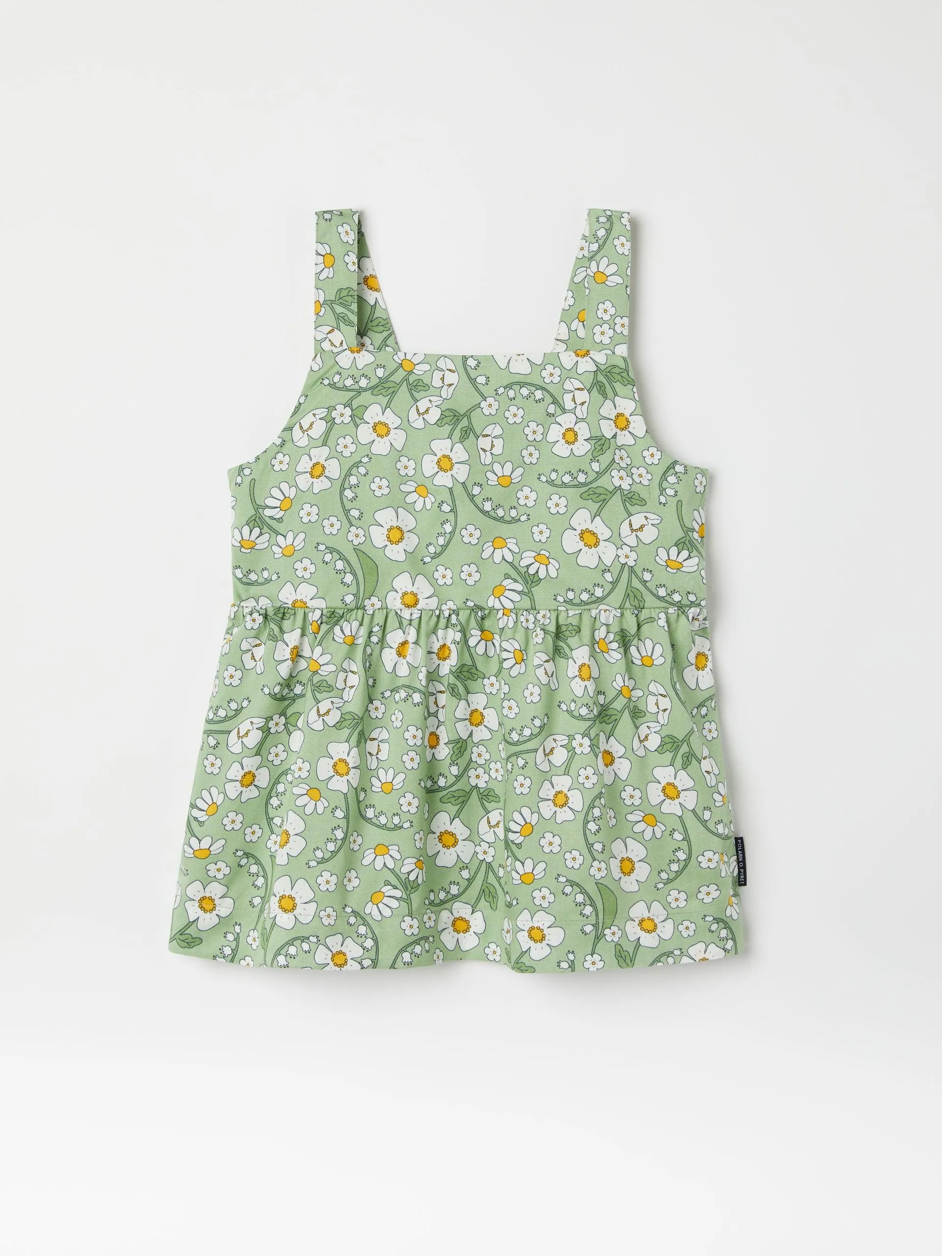 Daisy Print Kids Vest Top