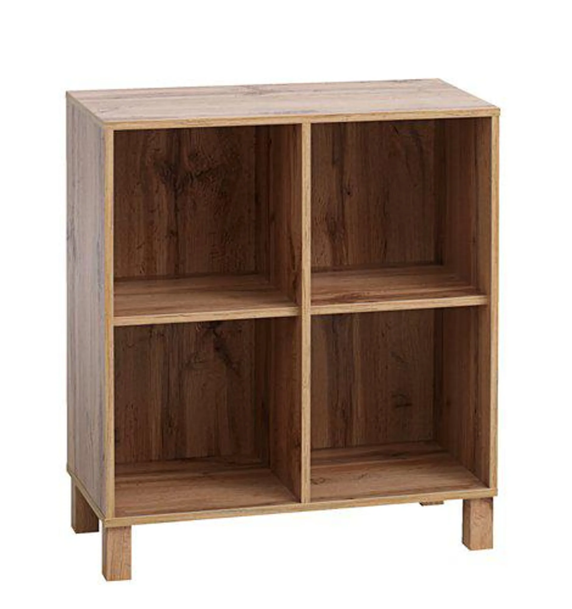 Shelving unit SKALS 4 compartments oak