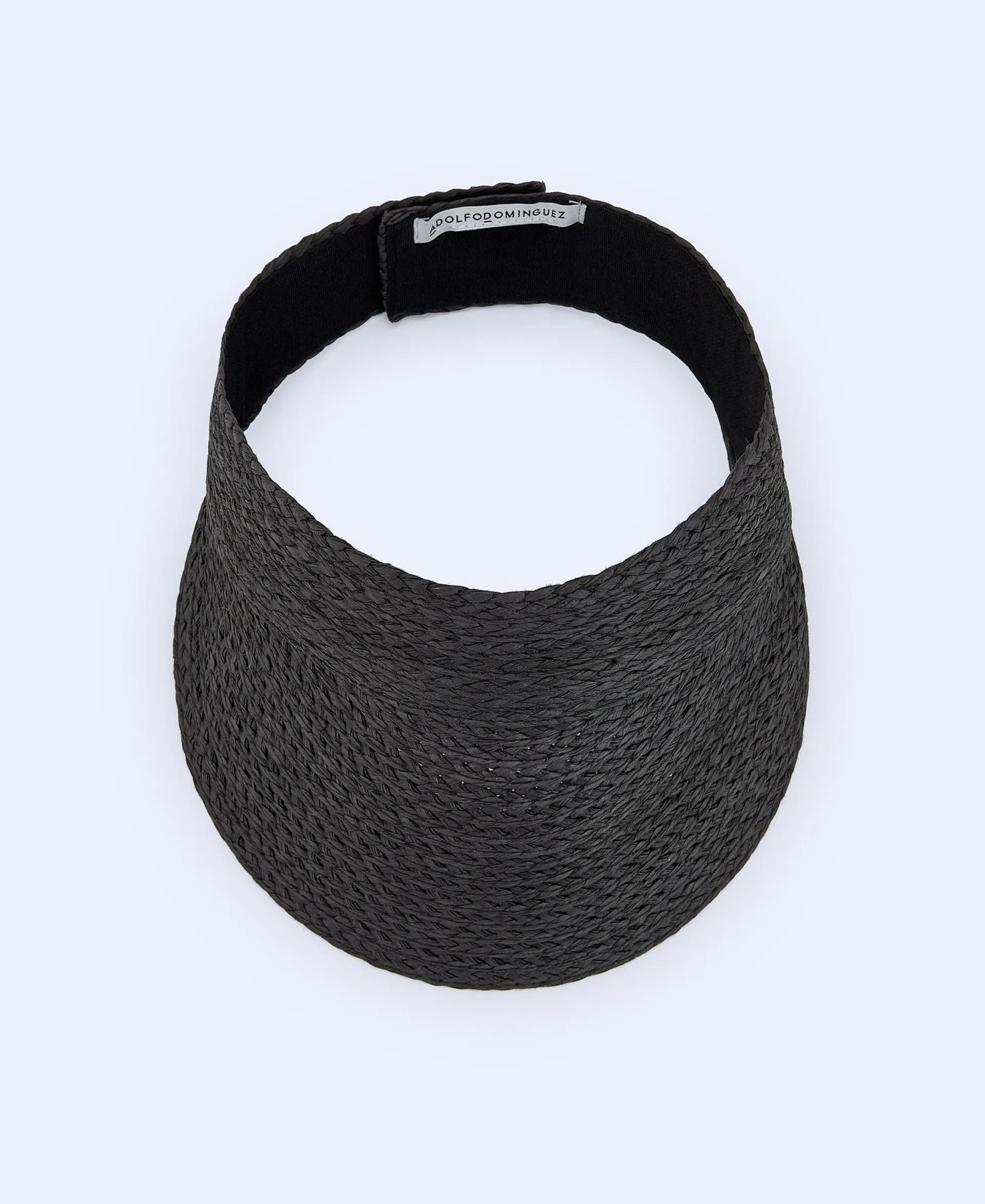 Braided paper visor