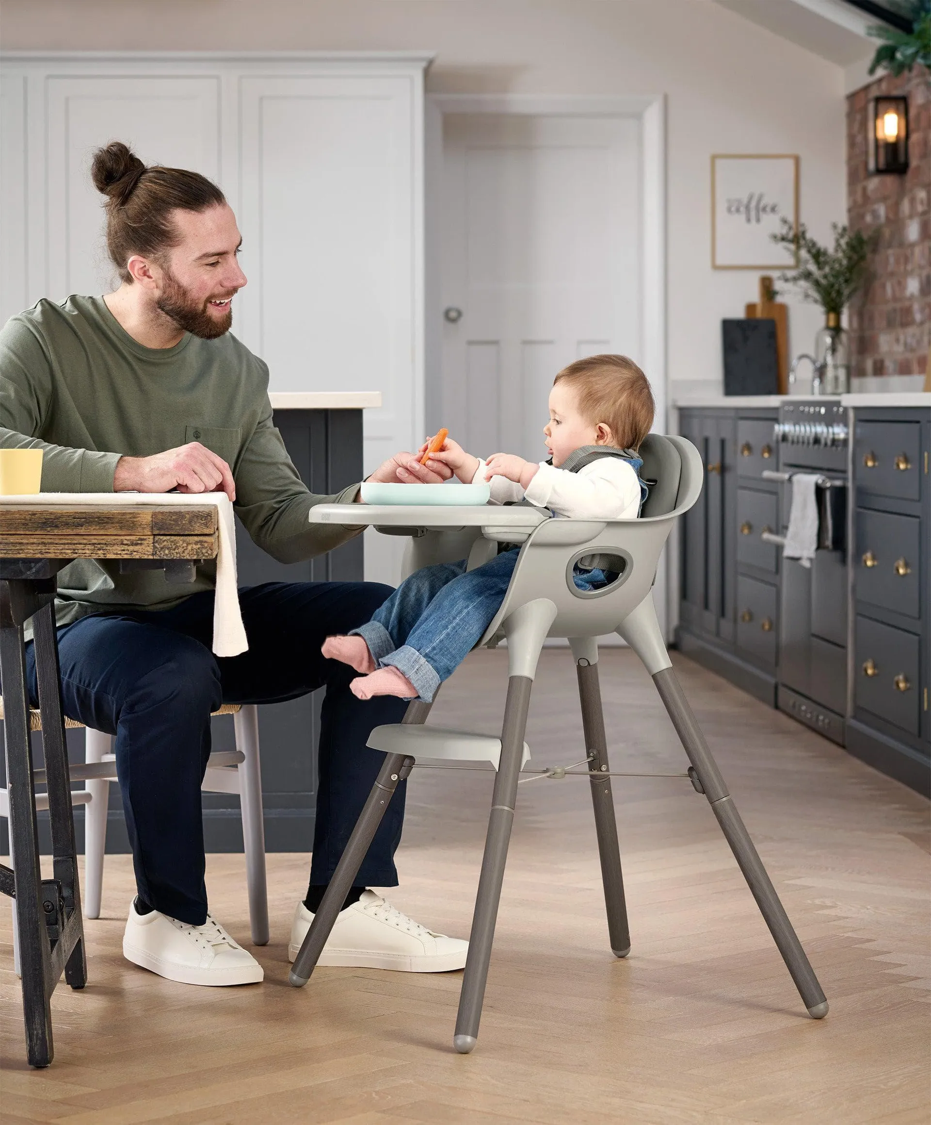 Juice Highchair - Washed Grey