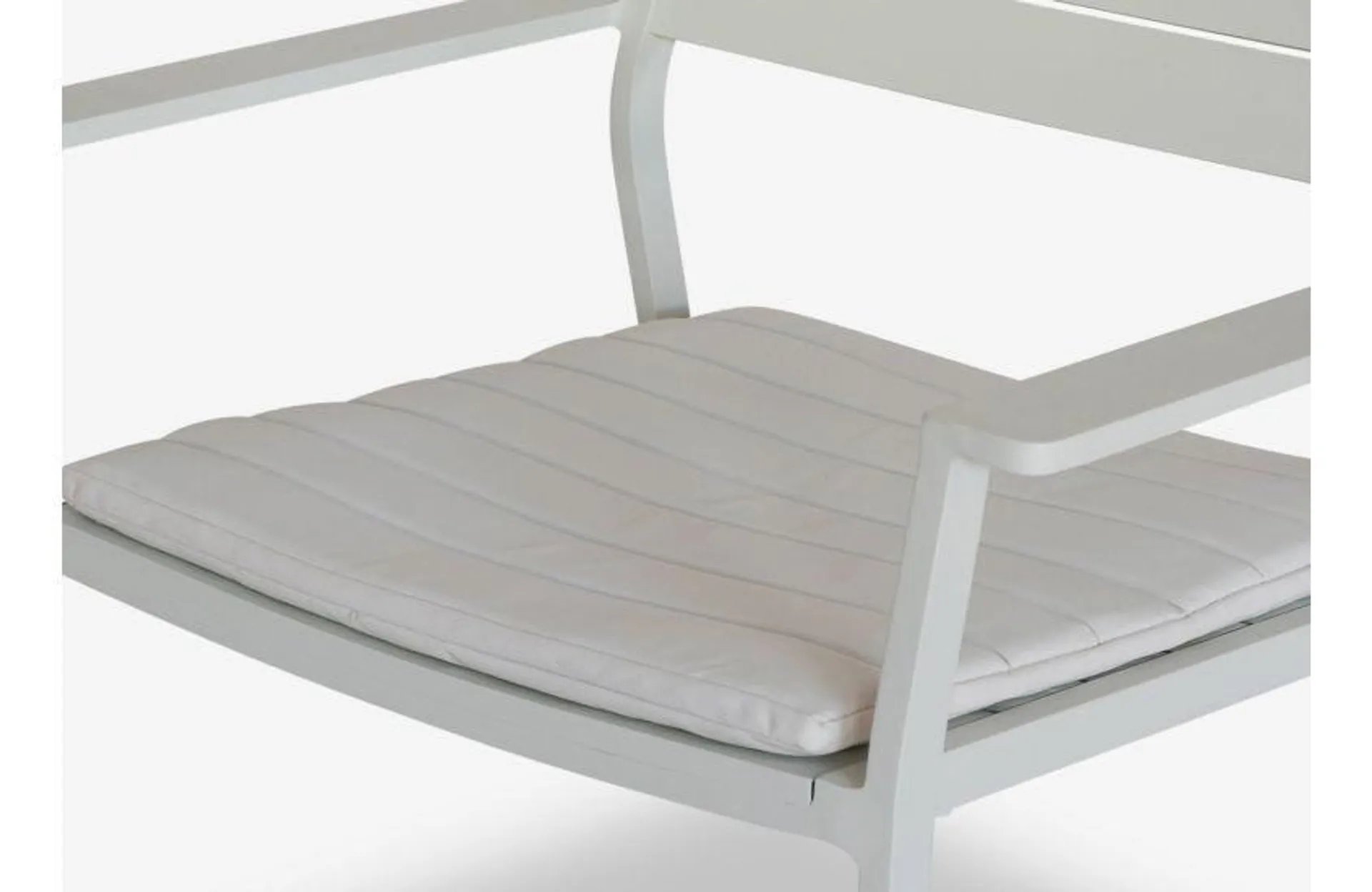 EOS Outdoor Lounge Chair Cushion White