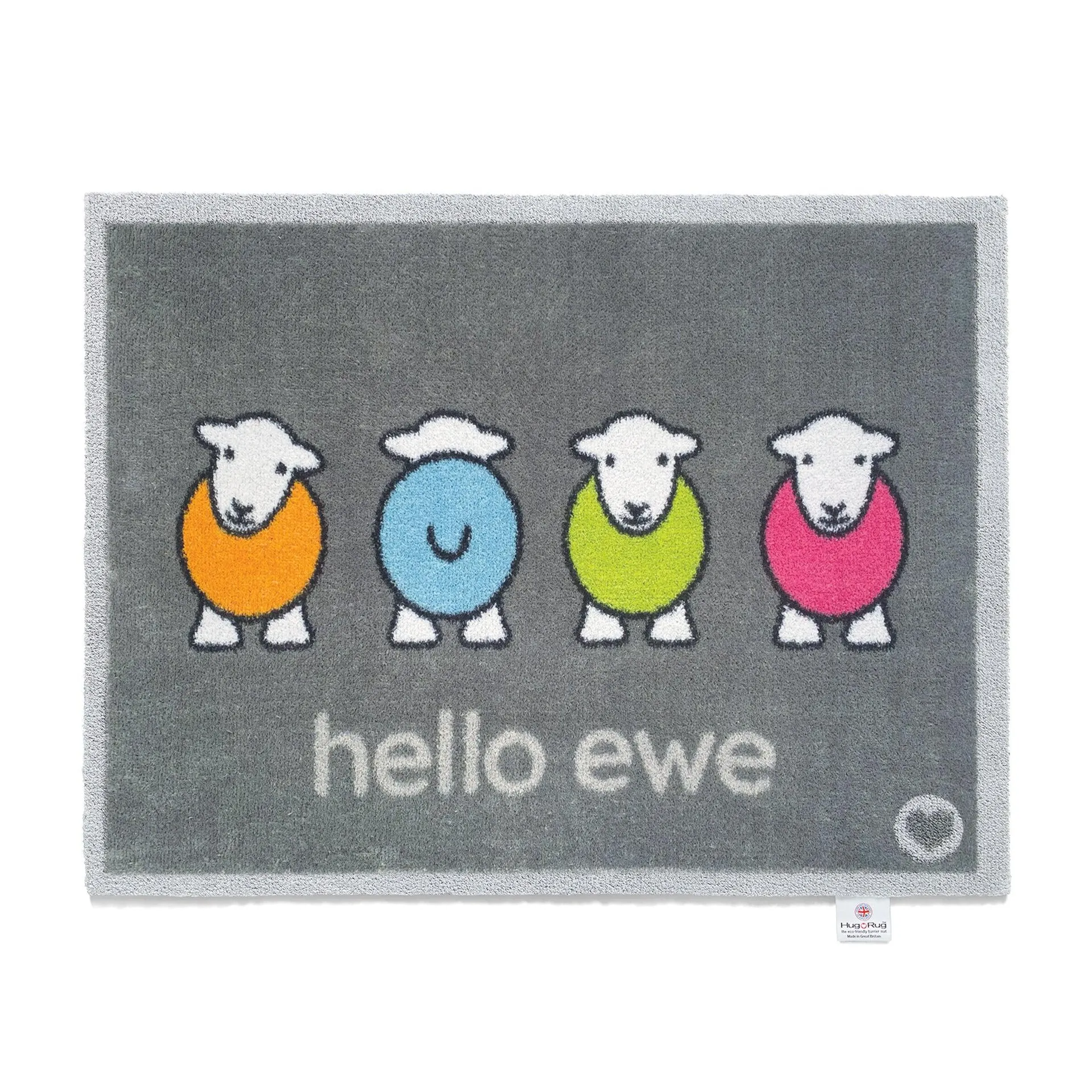 Hug Rug Hello Ewe Herdy Door Mat