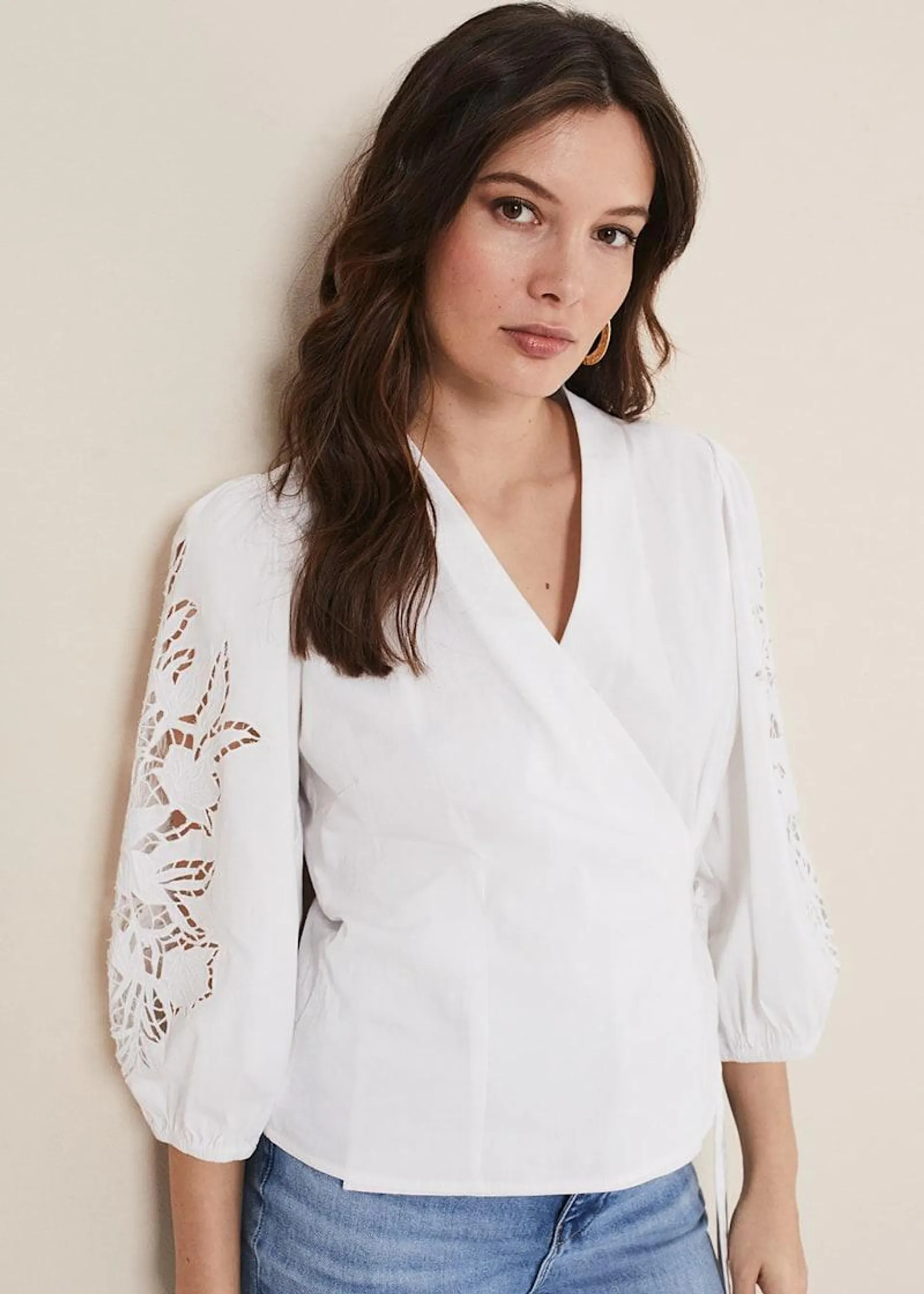 Kacey Broderie Blouse