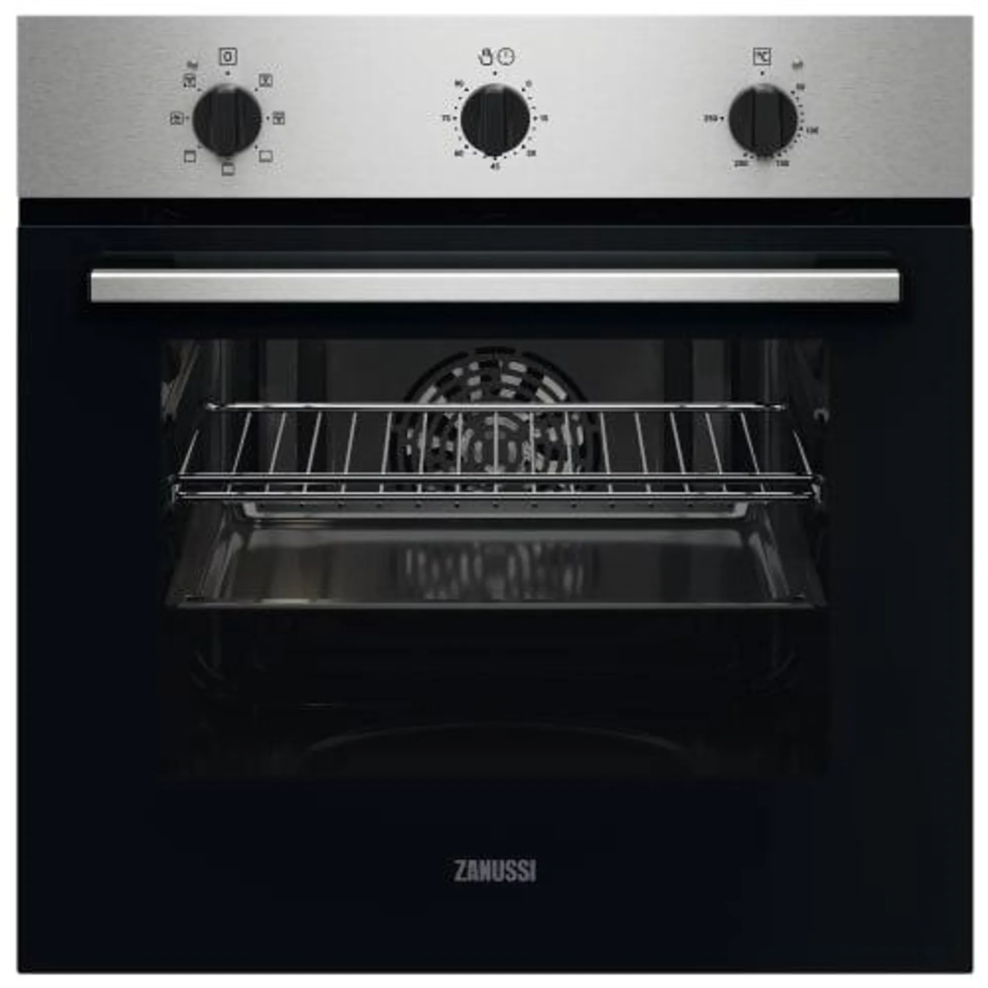 Zanussi ZOHTC1X2 Multi-Function Single Oven - Silver