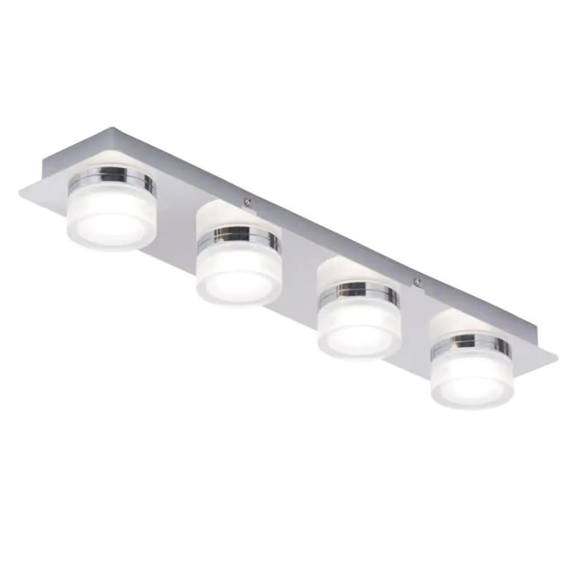 Brooke LED Bathroom Ceiling Spotlight Bar, Chrome