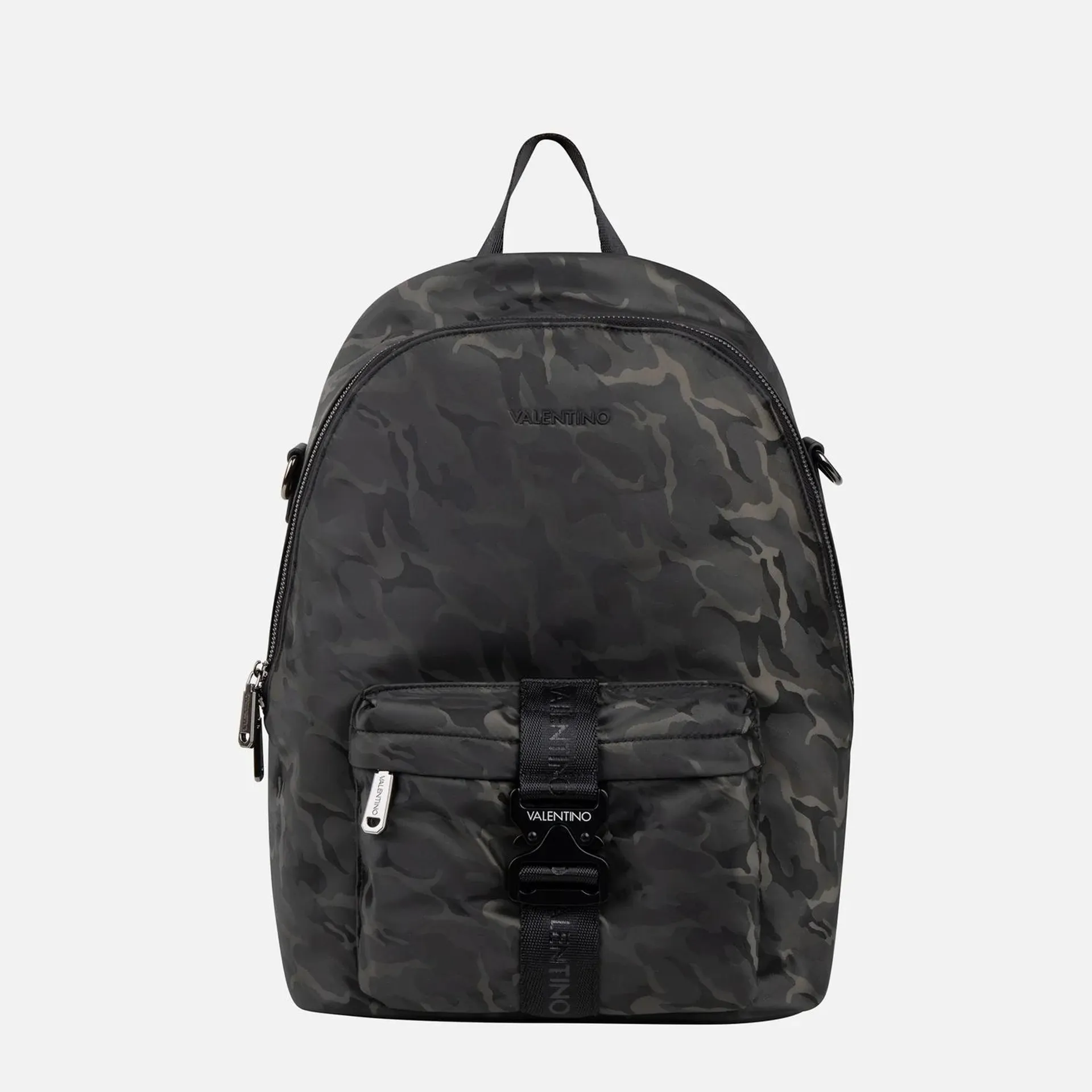 Valentino Nachos Camo-Print Shell Backpack