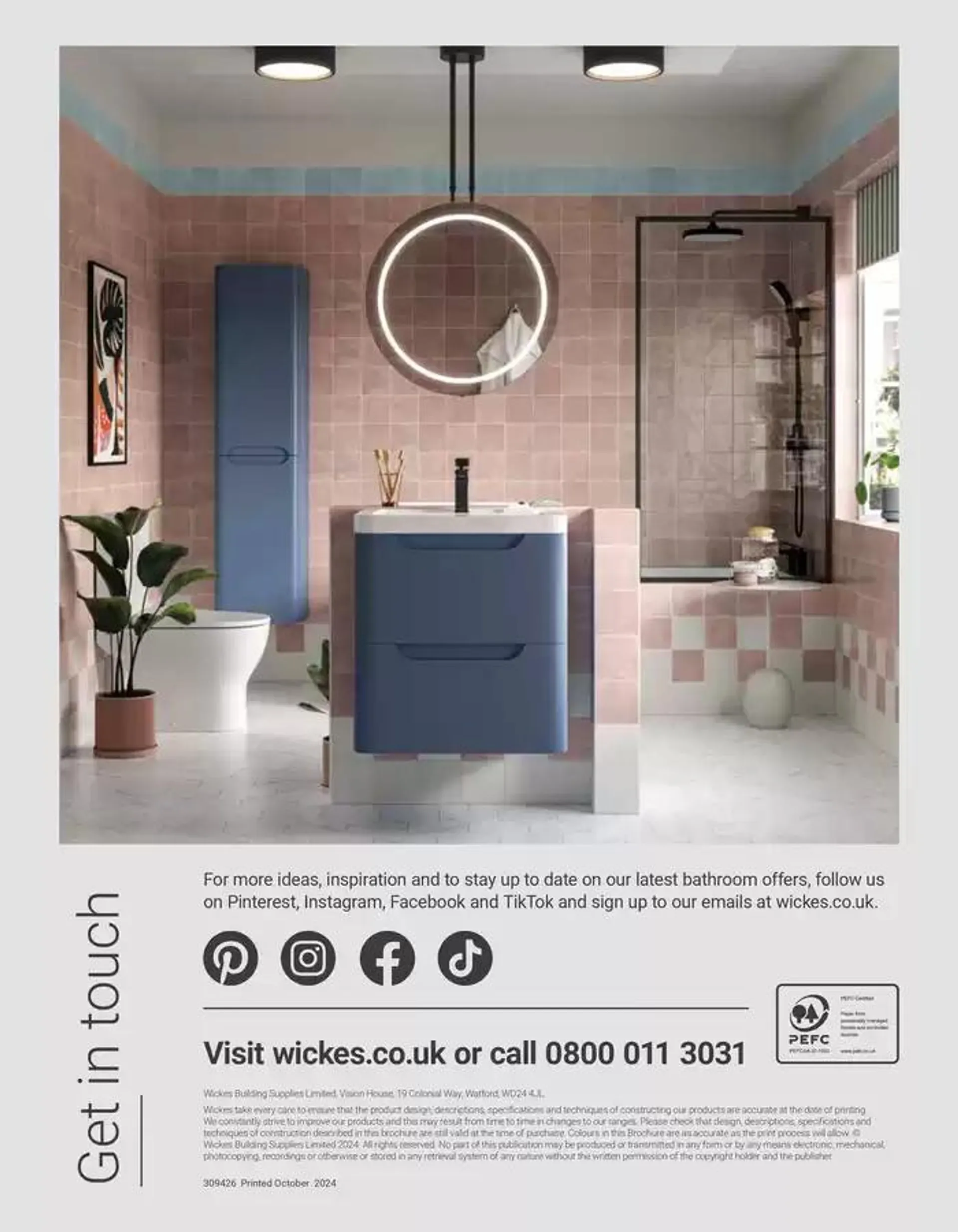 Wickes Bespoke Bathrooms brochure from 5 November to 31 December 2024 - Catalogue Page 220