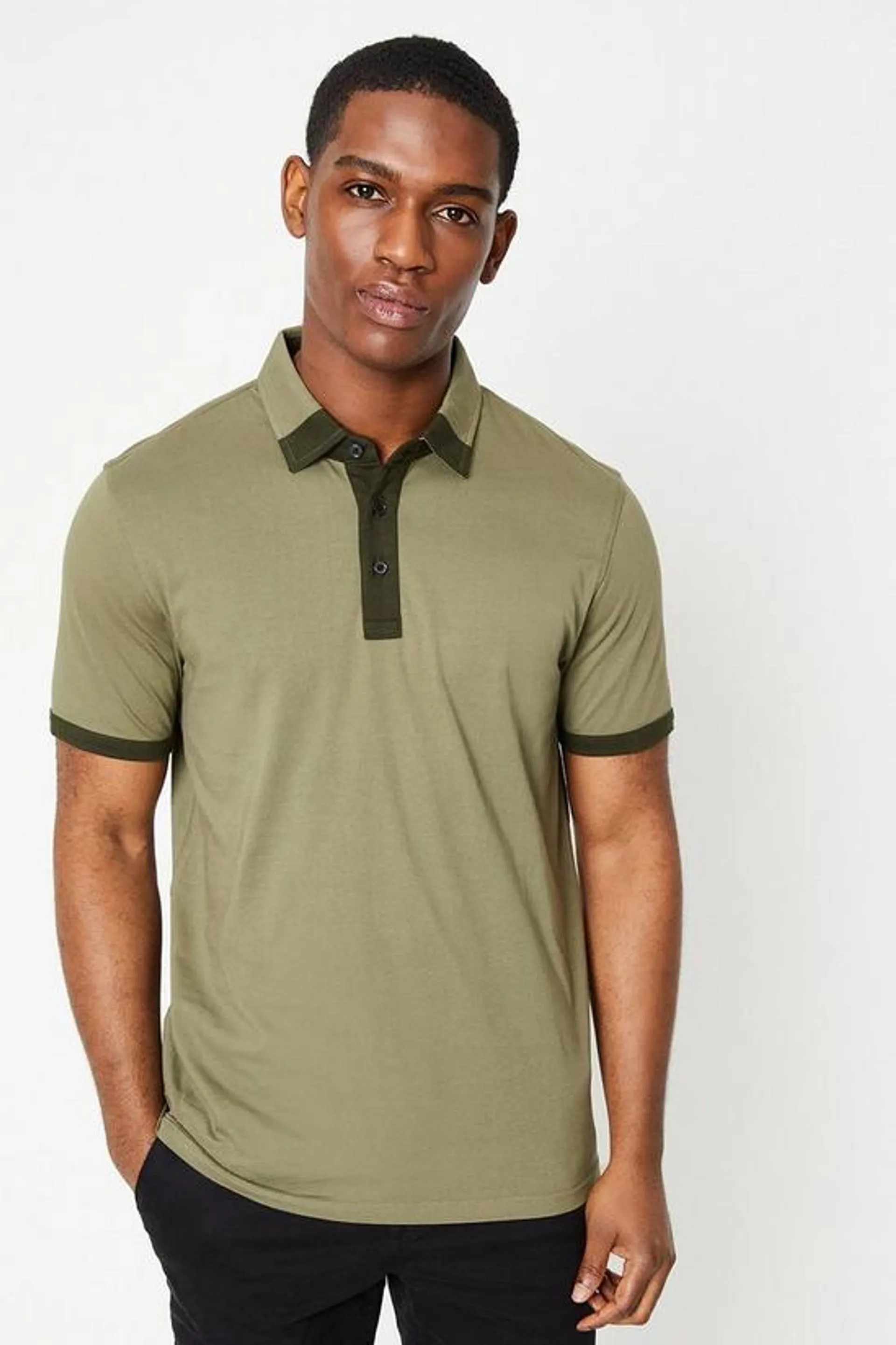 Contrast Polo