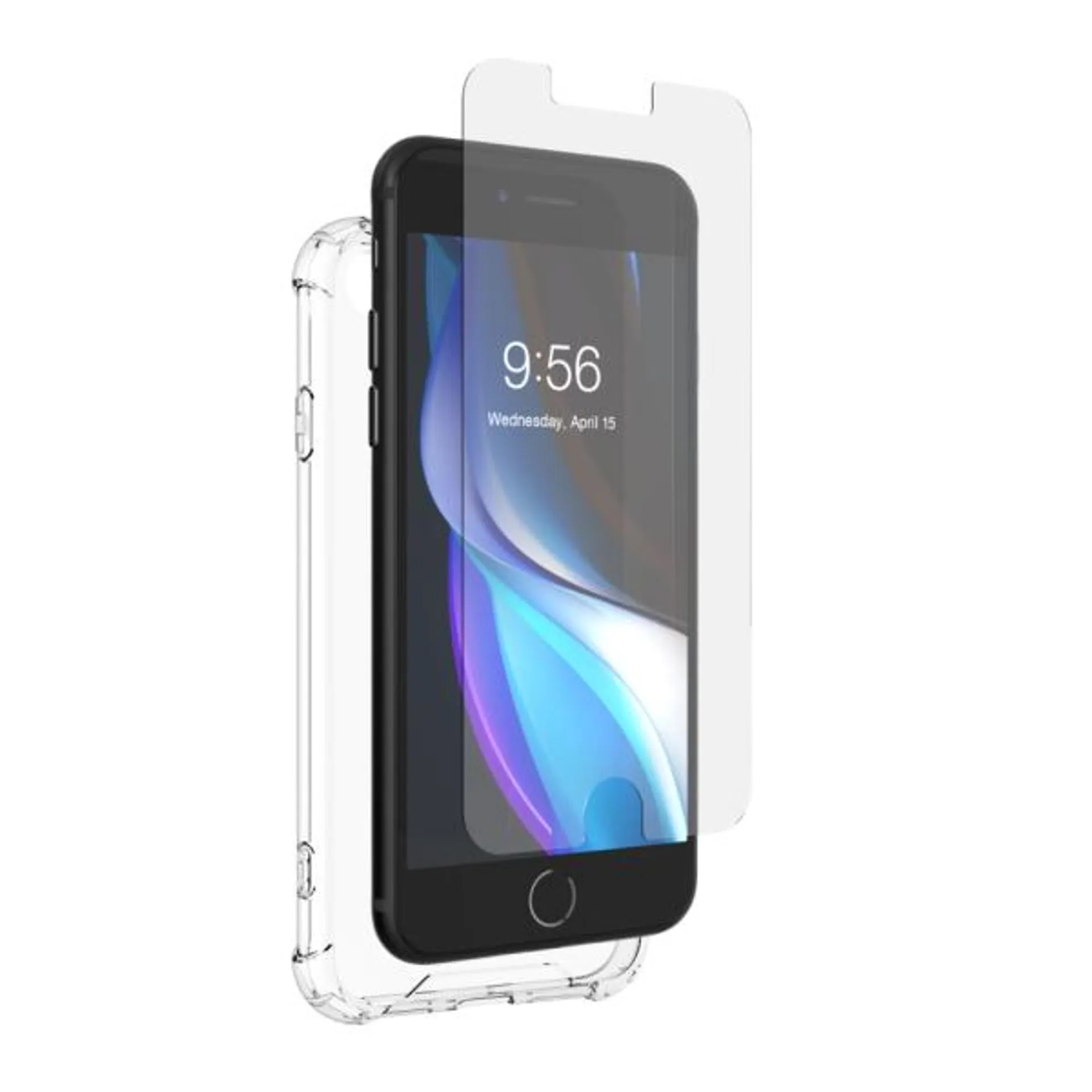 Defence Case & Glass Screen Protector Bundle for iPhone SE
