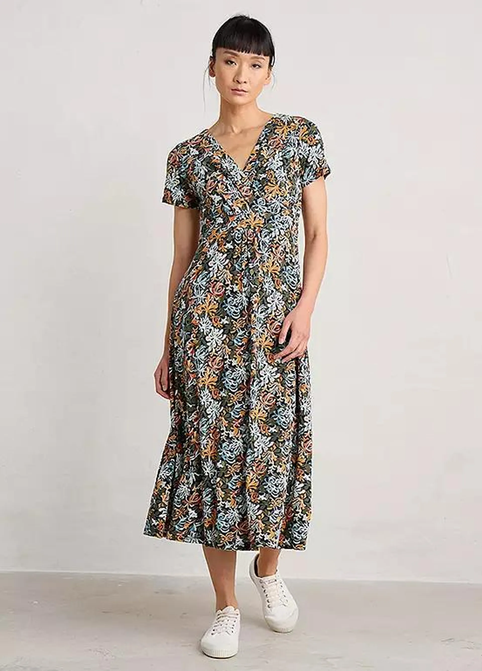 Seasalt Cornwall Multi Chapelle Jersey Dress