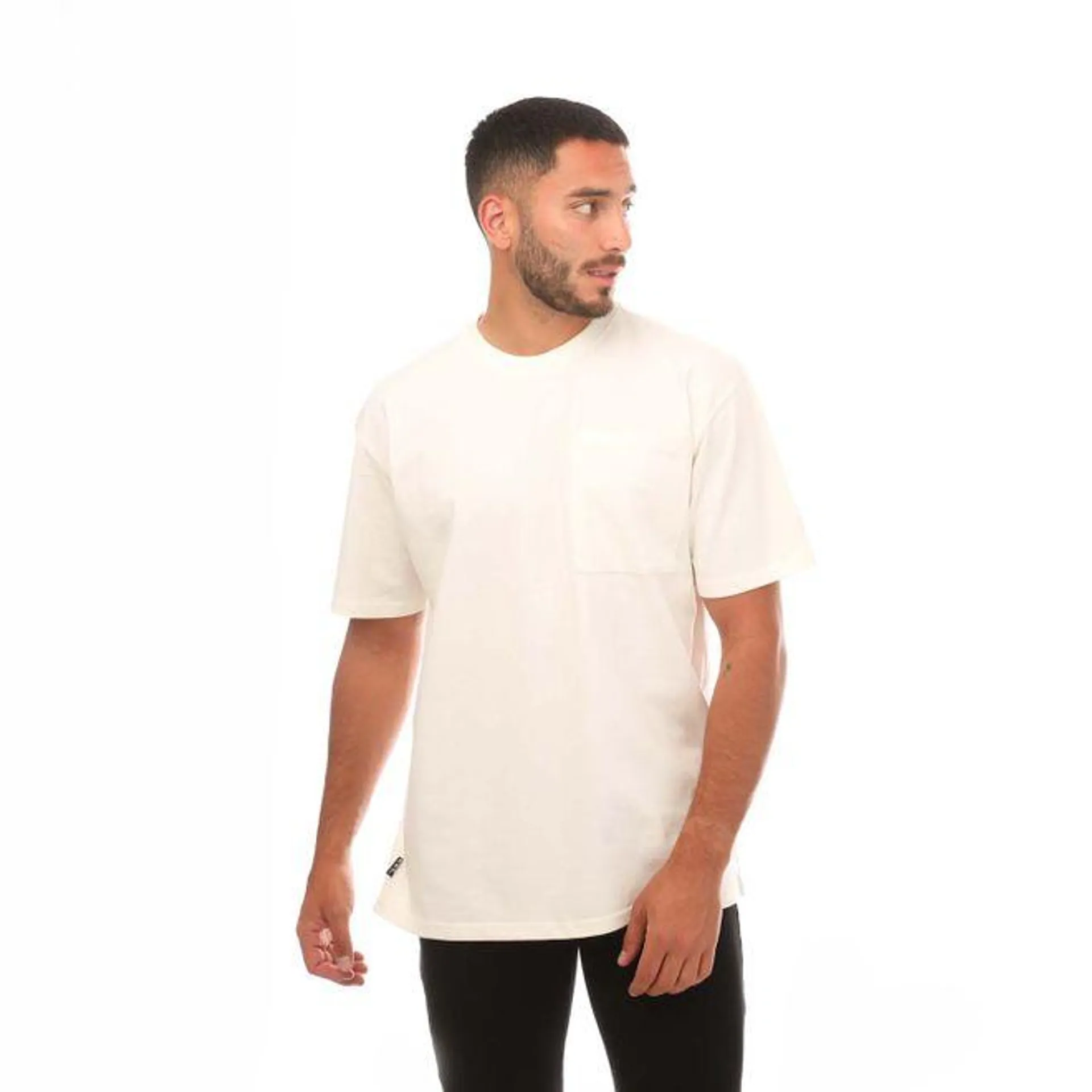 Established Unwashed Core Pocket T-Shirt in White