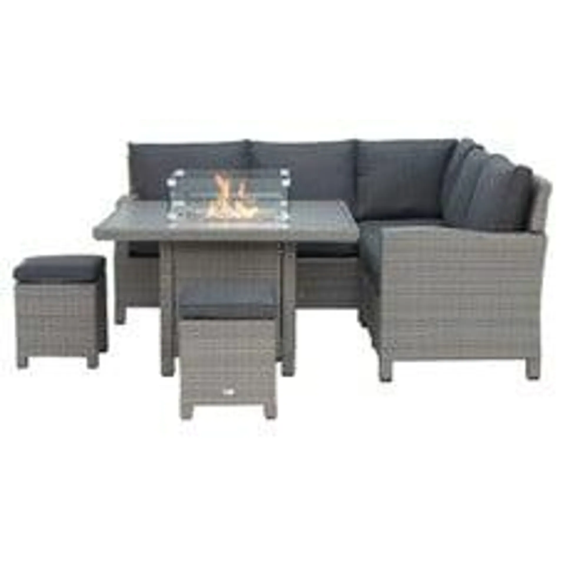 Girona Mini Modular Set With Firepit Table