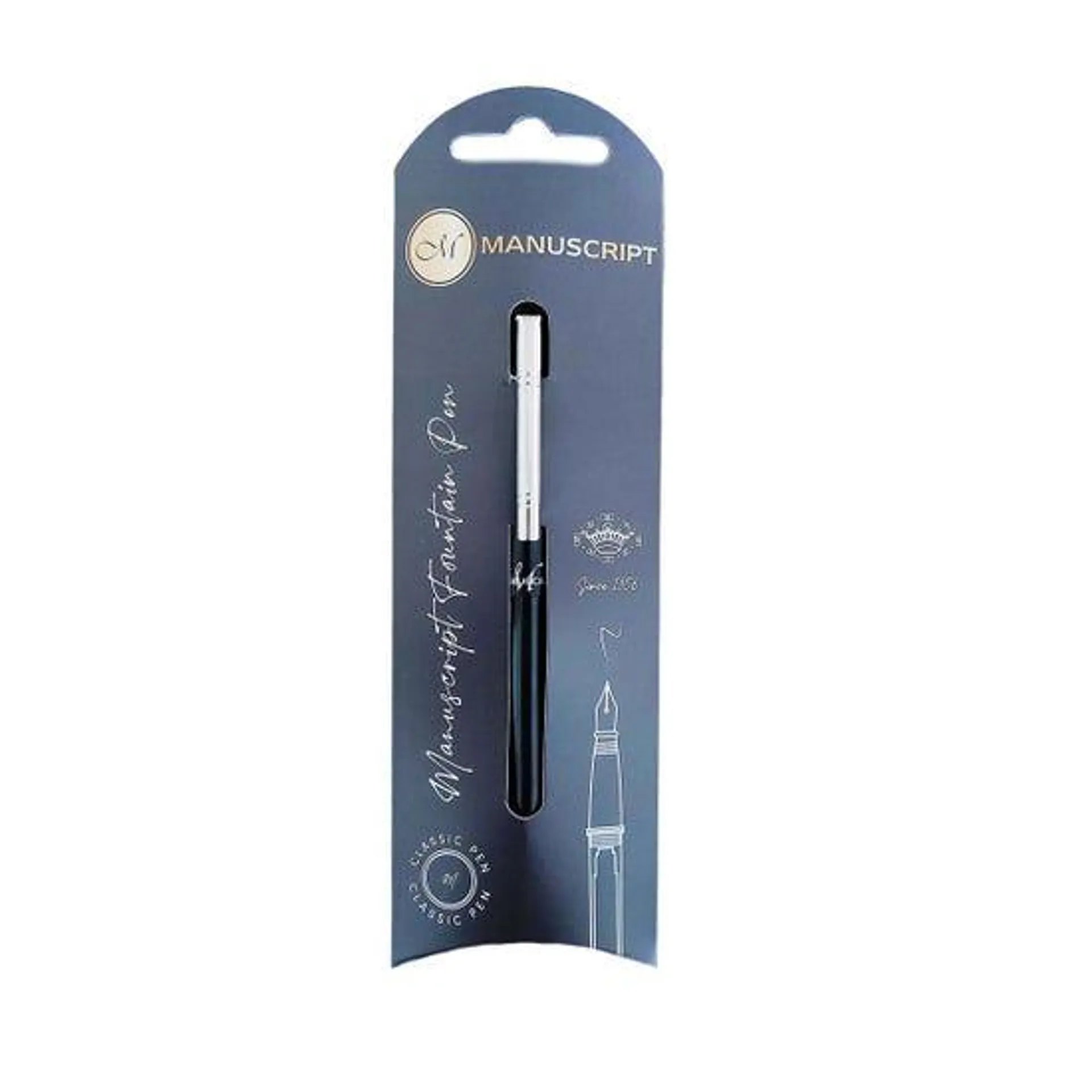 Manuscript Fountain Pen Classic Black