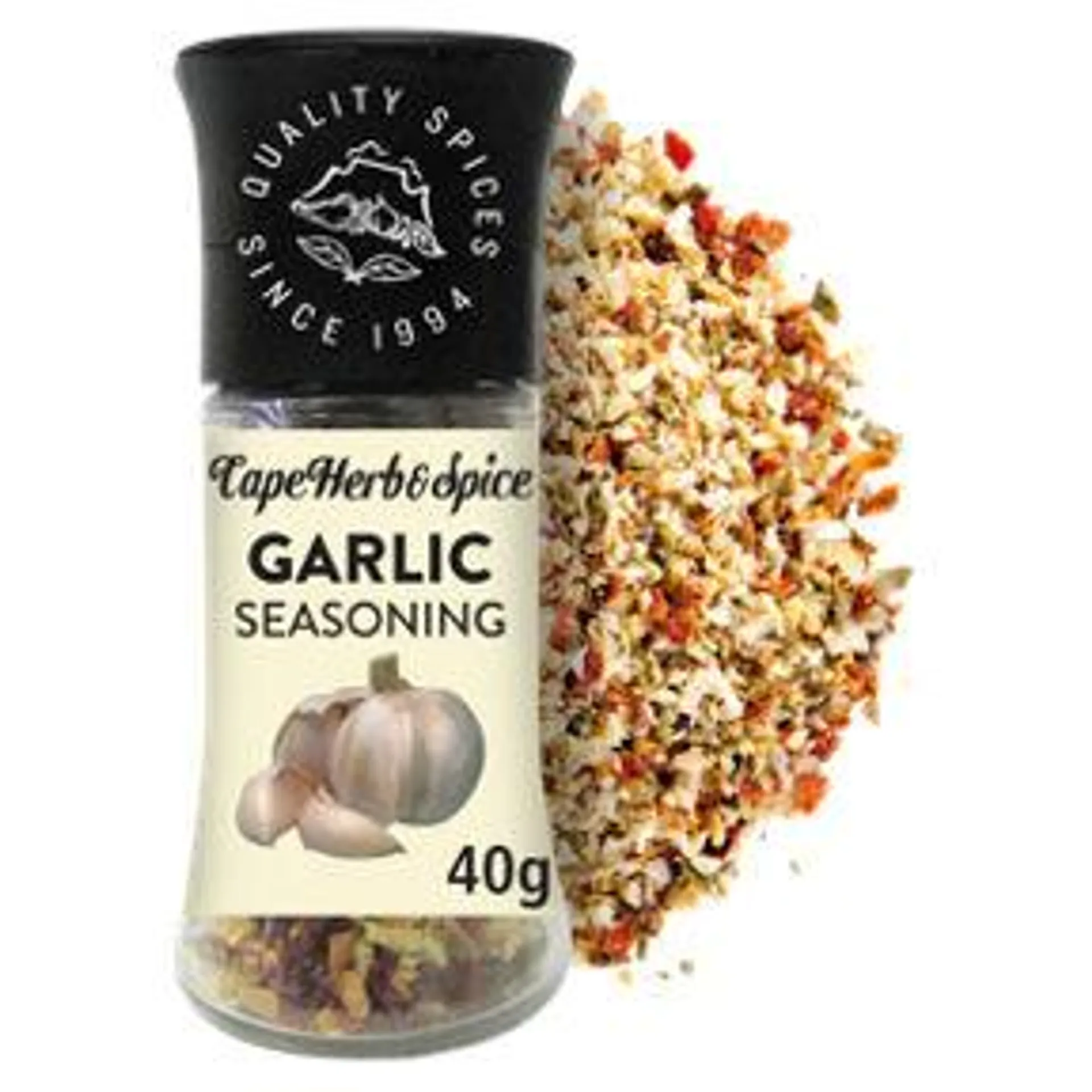 Cape Herb & Spice Garlic Addict Seasoning Grinder