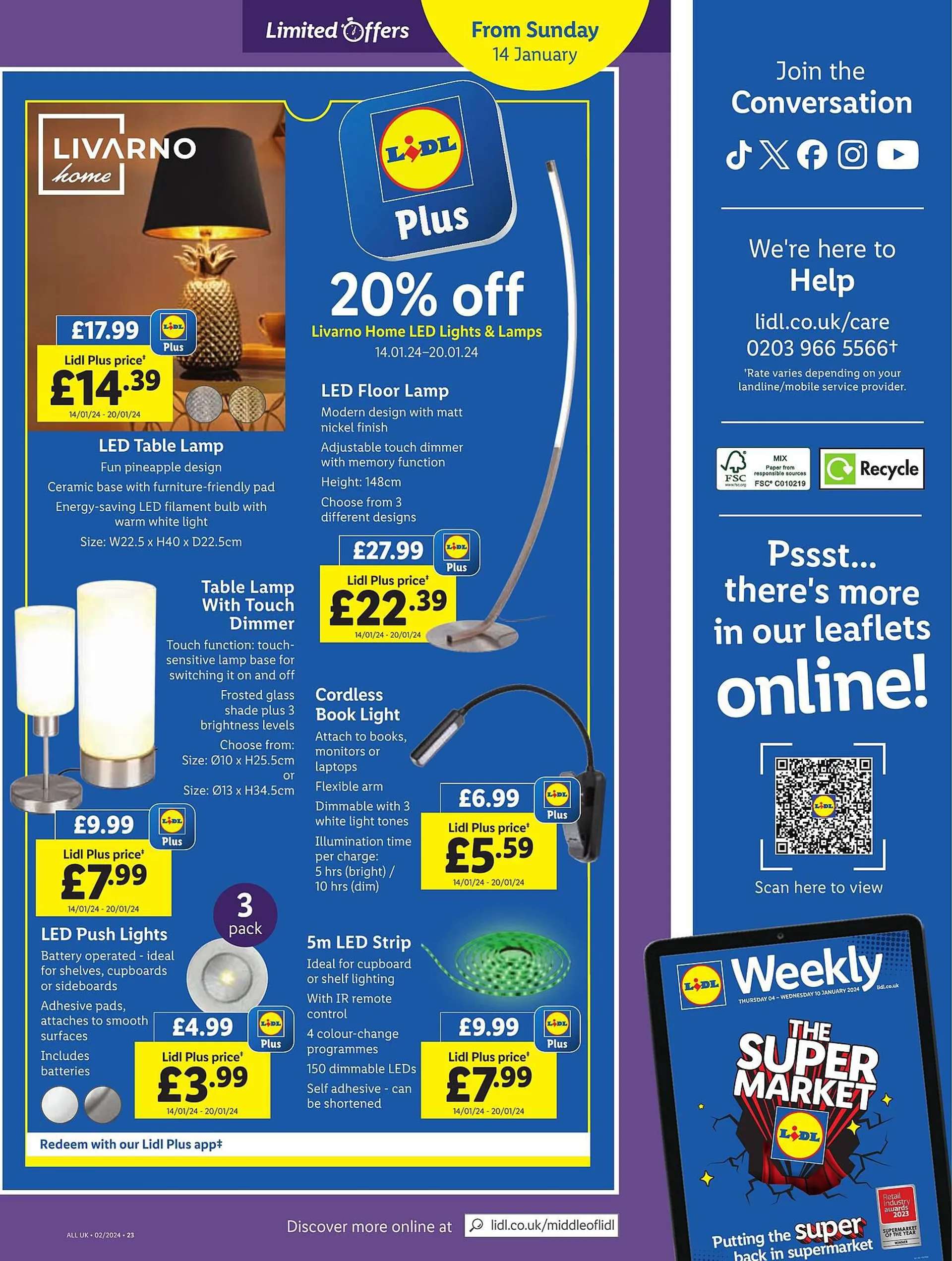 Lidl Weekly Offers from 11 January to 17 January 2024 - Catalogue Page 22