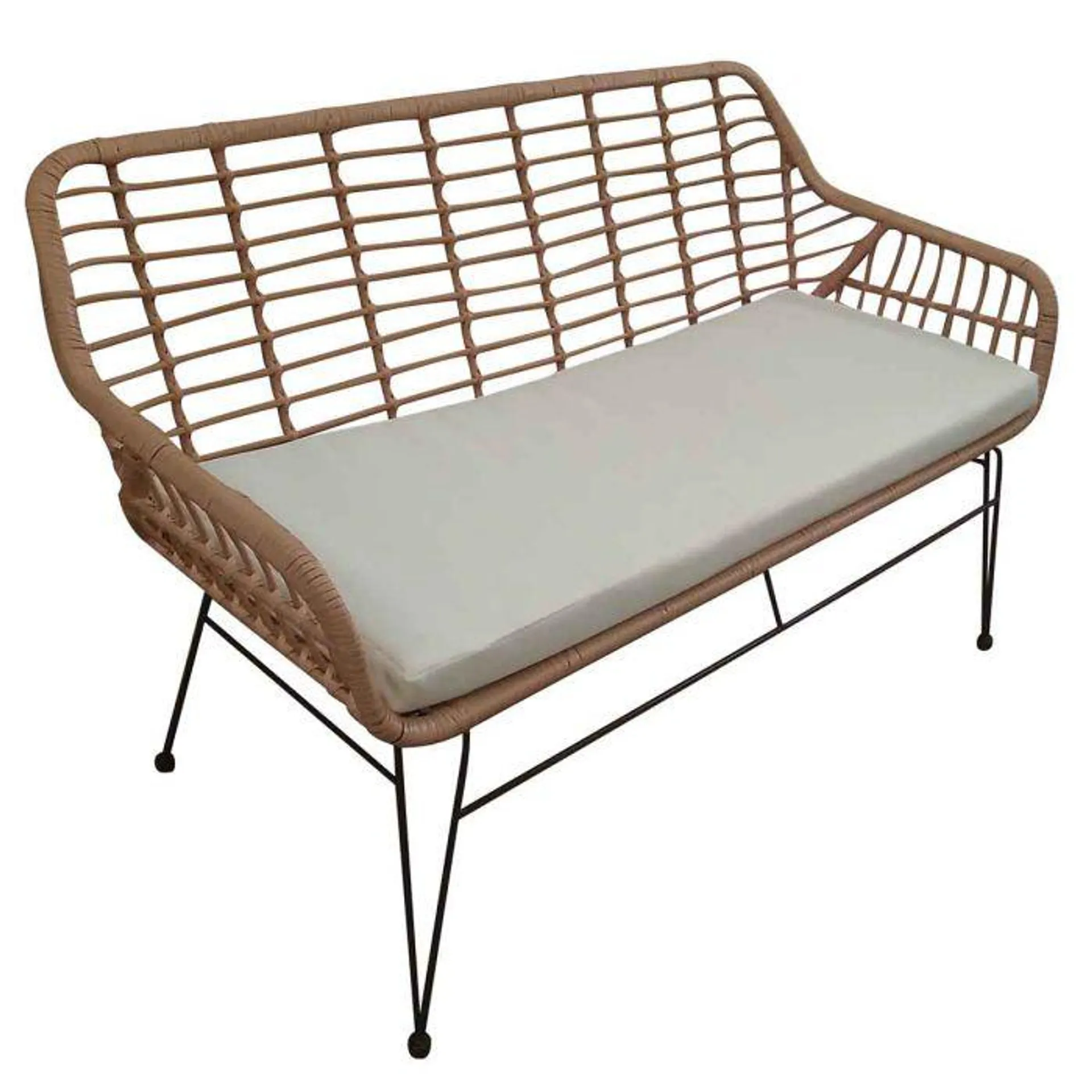 Reims Cane Effect Bench