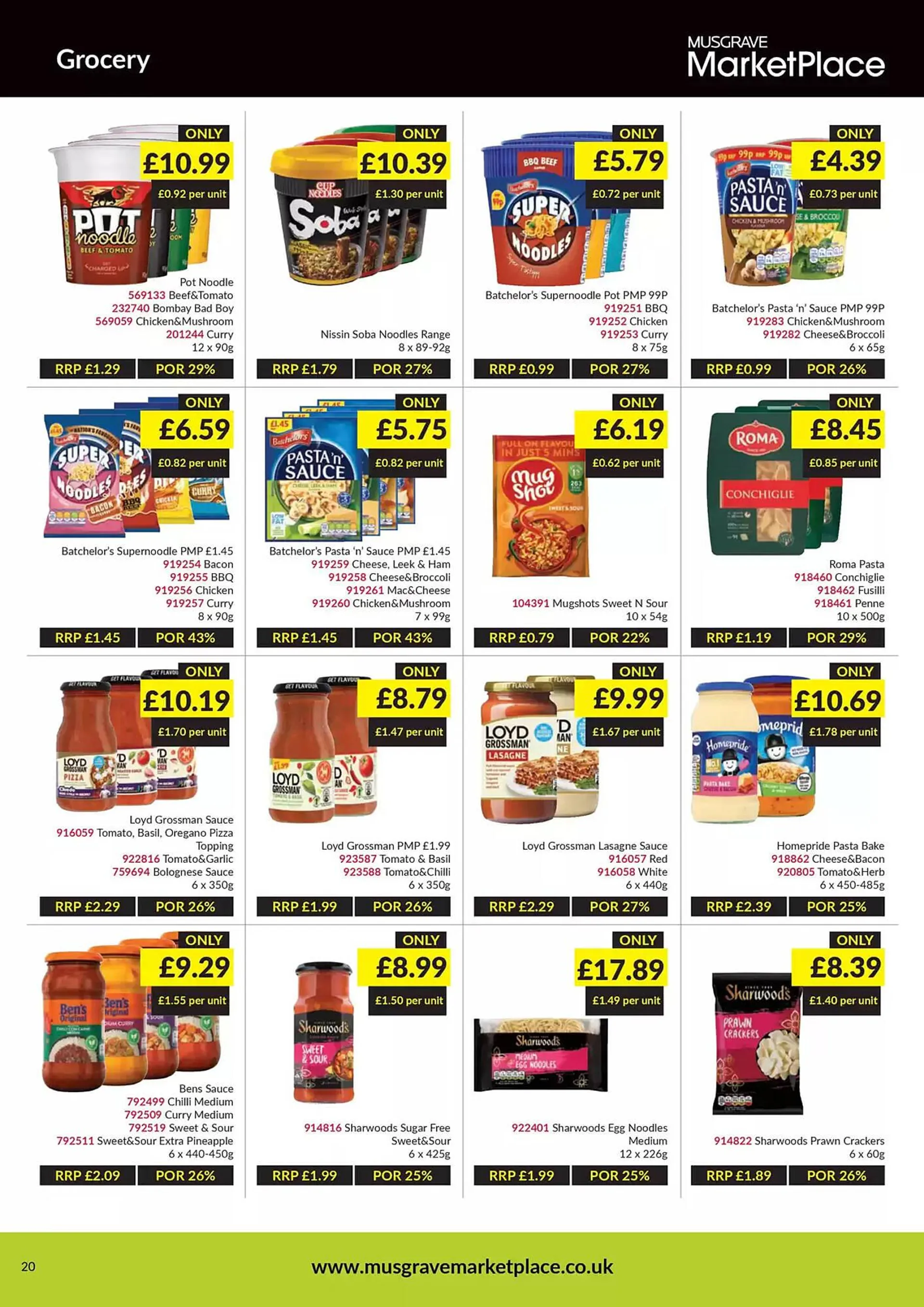 Musgrave MarketPlace leaflet from 6 January to 26 January 2025 - Catalogue Page 20