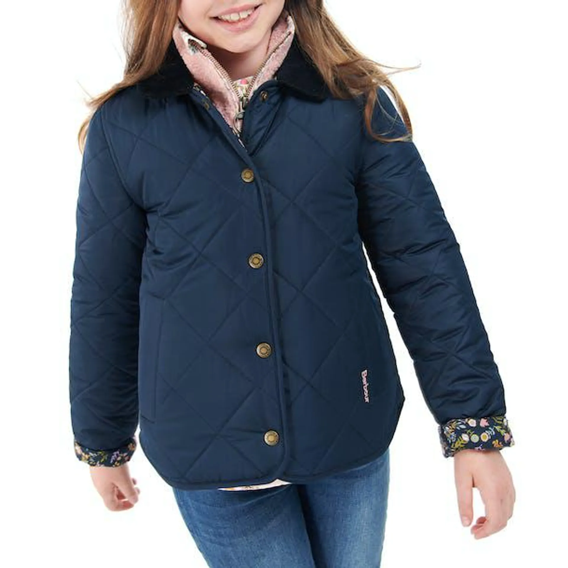 Barbour Foxley Reversible Girls Quilted Jacket