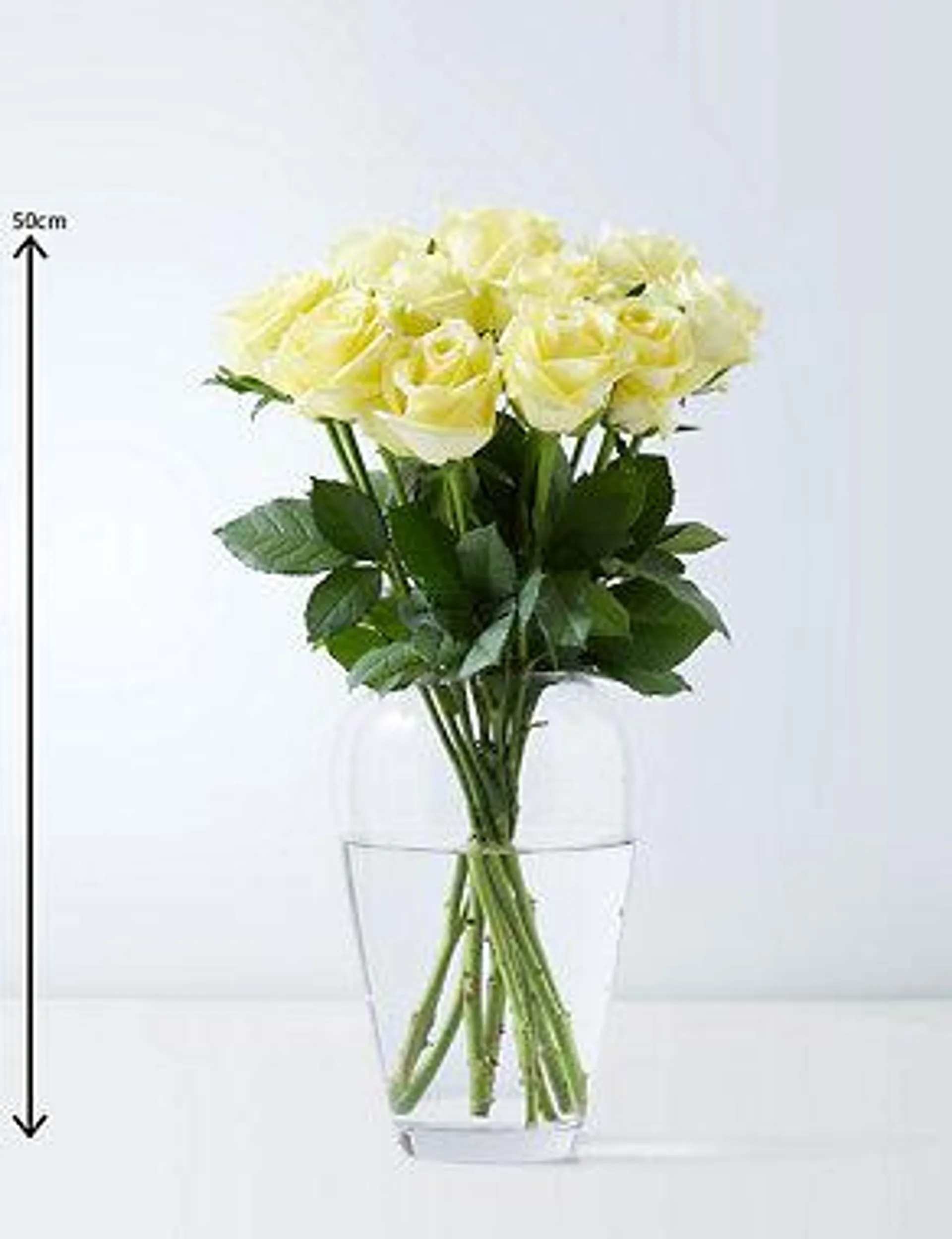 A Dozen Limoncello Roses Bouquet