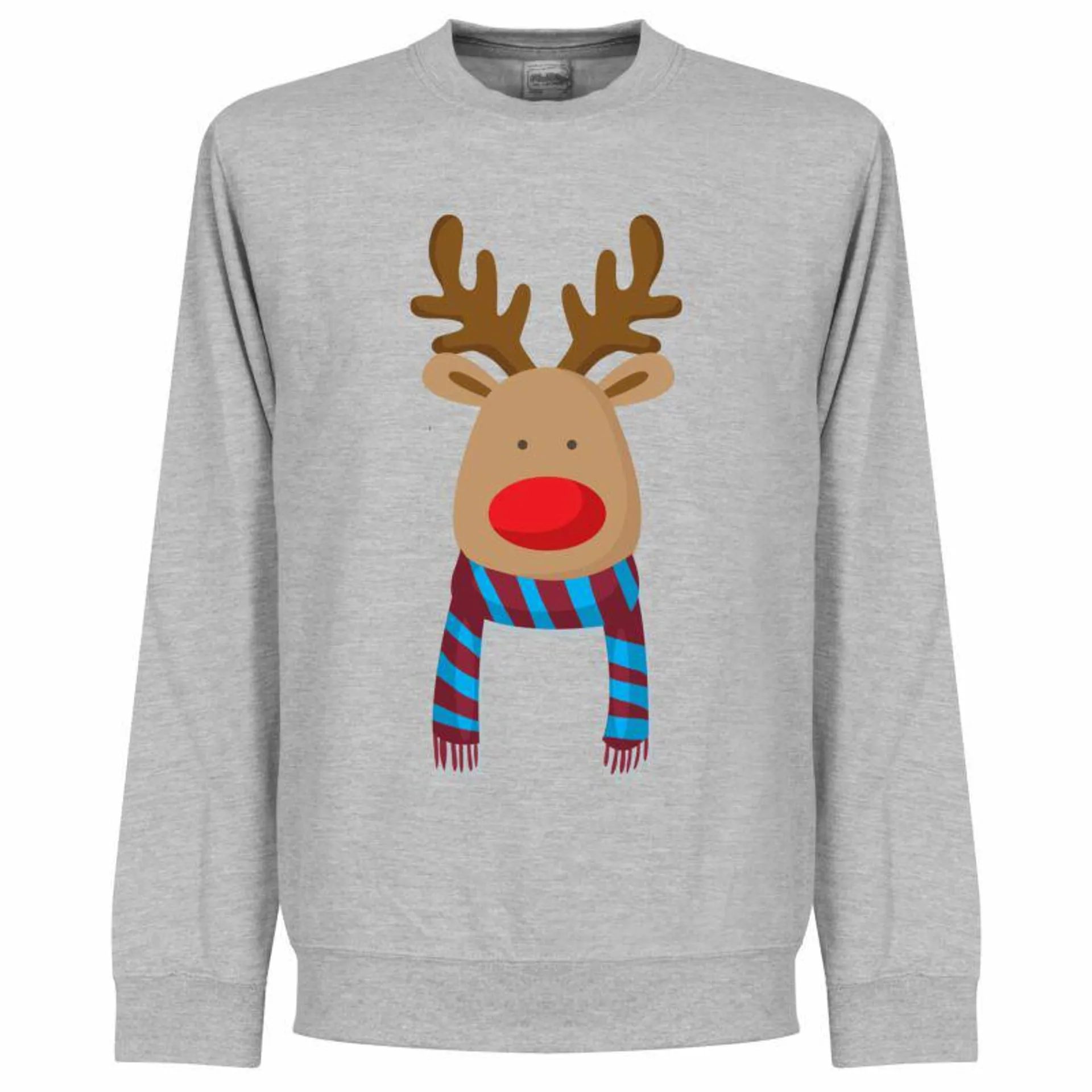 Reindeer Red / Sky Supporter Sweatshirt - Grey