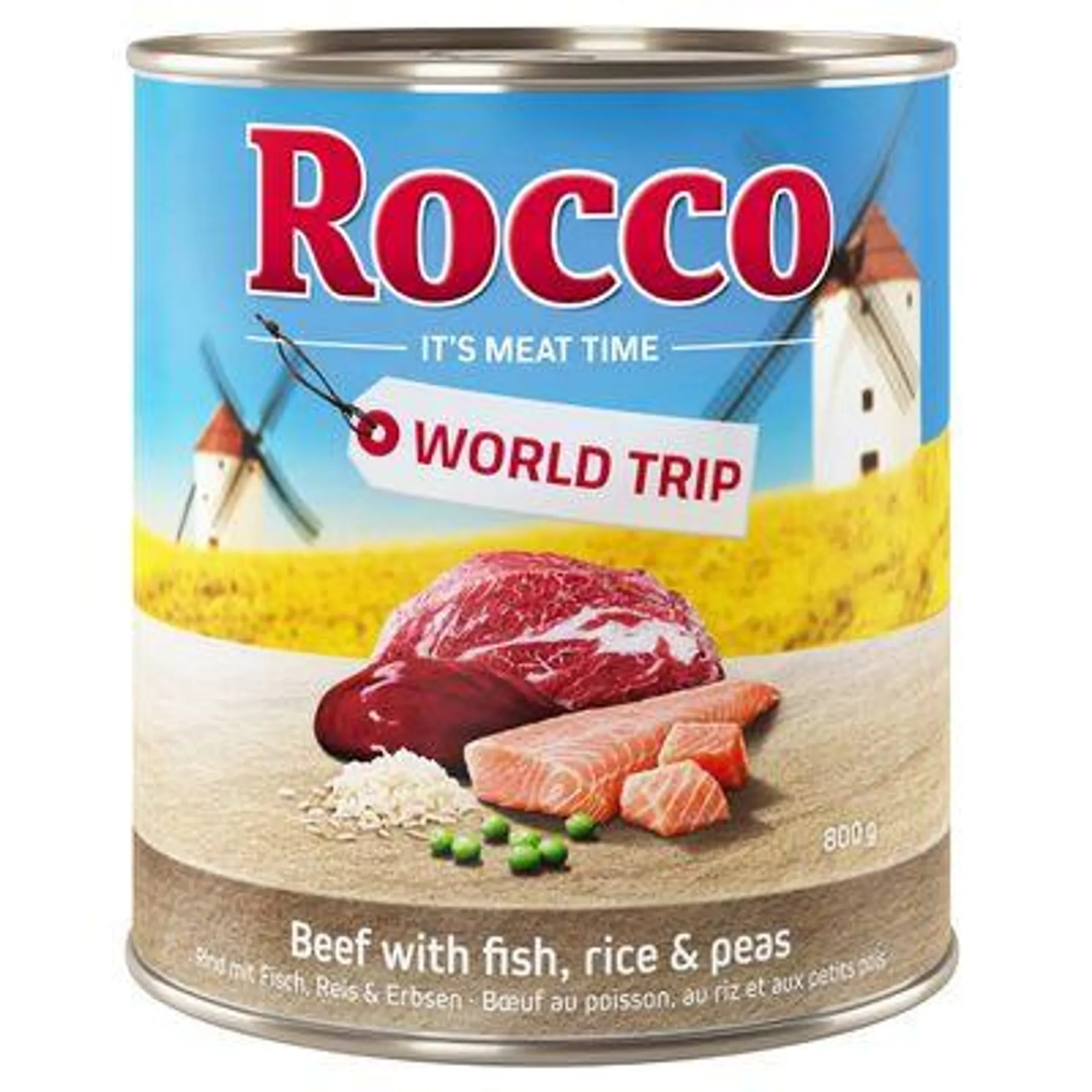 Rocco Volta ao mundo 24 x 800 g comida húmida em promoção: 20 + 4 grátis!