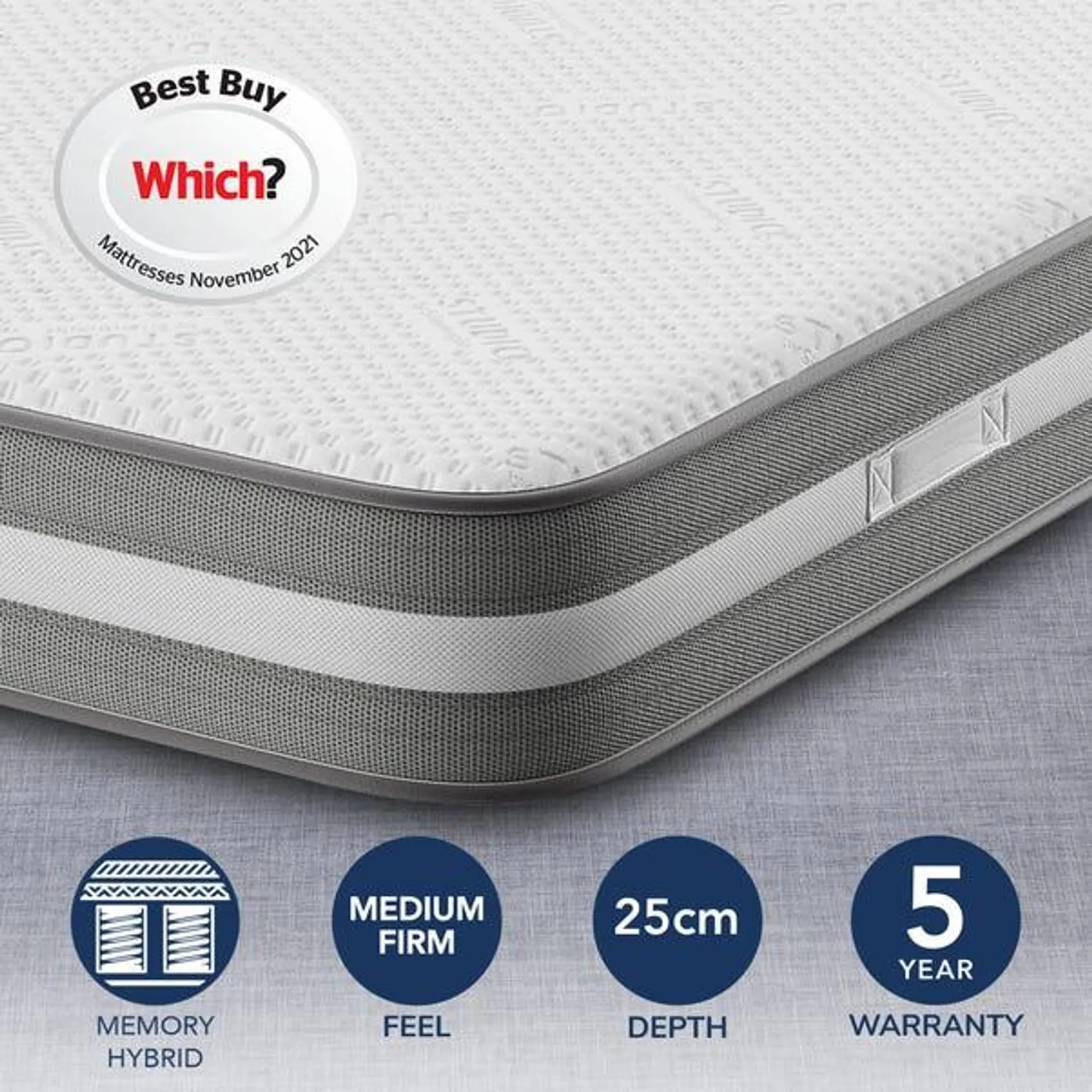 Silentnight S Memory 1000 Pocket Sprung Mattress