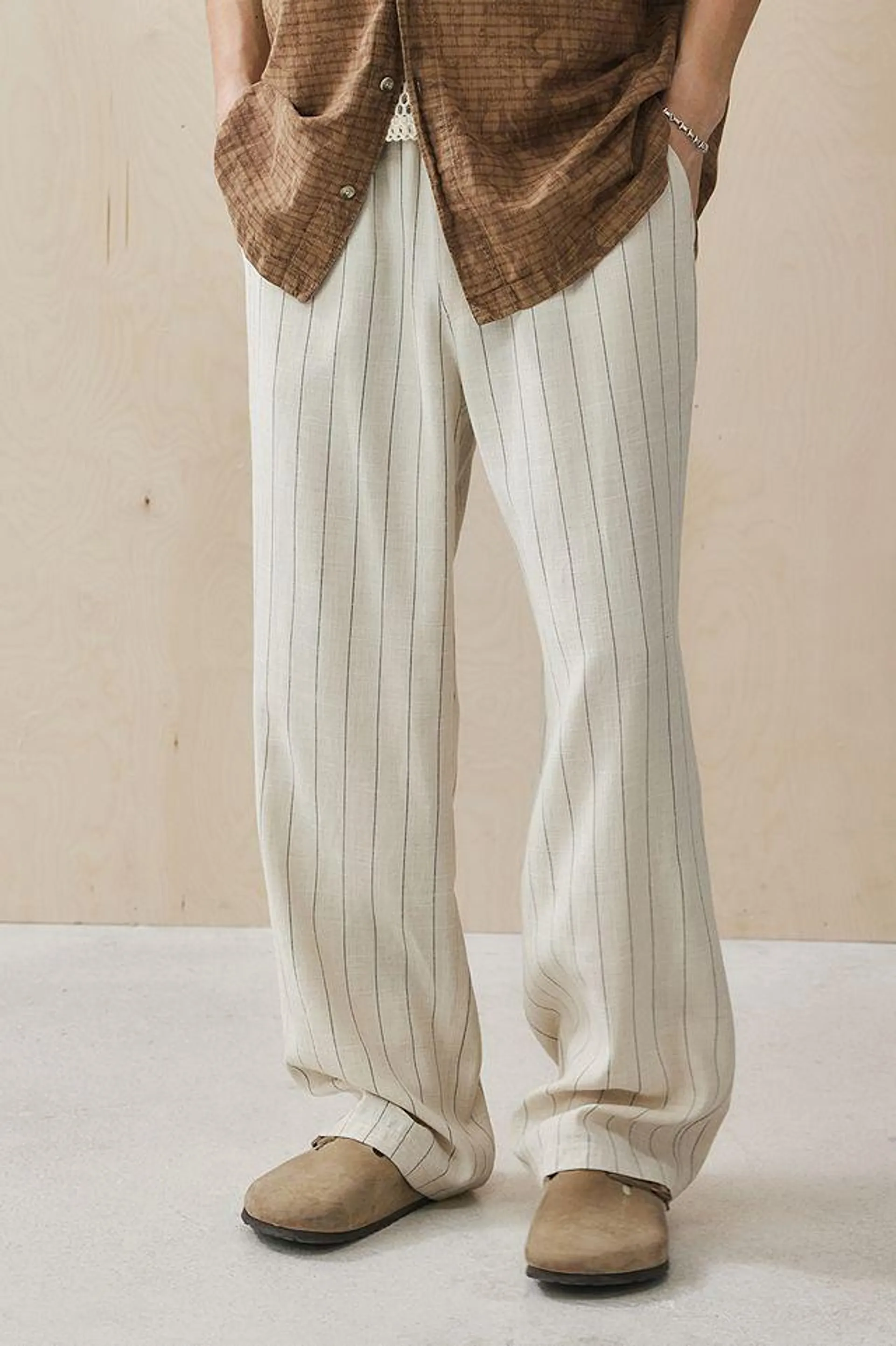 Archive At UO Striped Linen PJ Pants