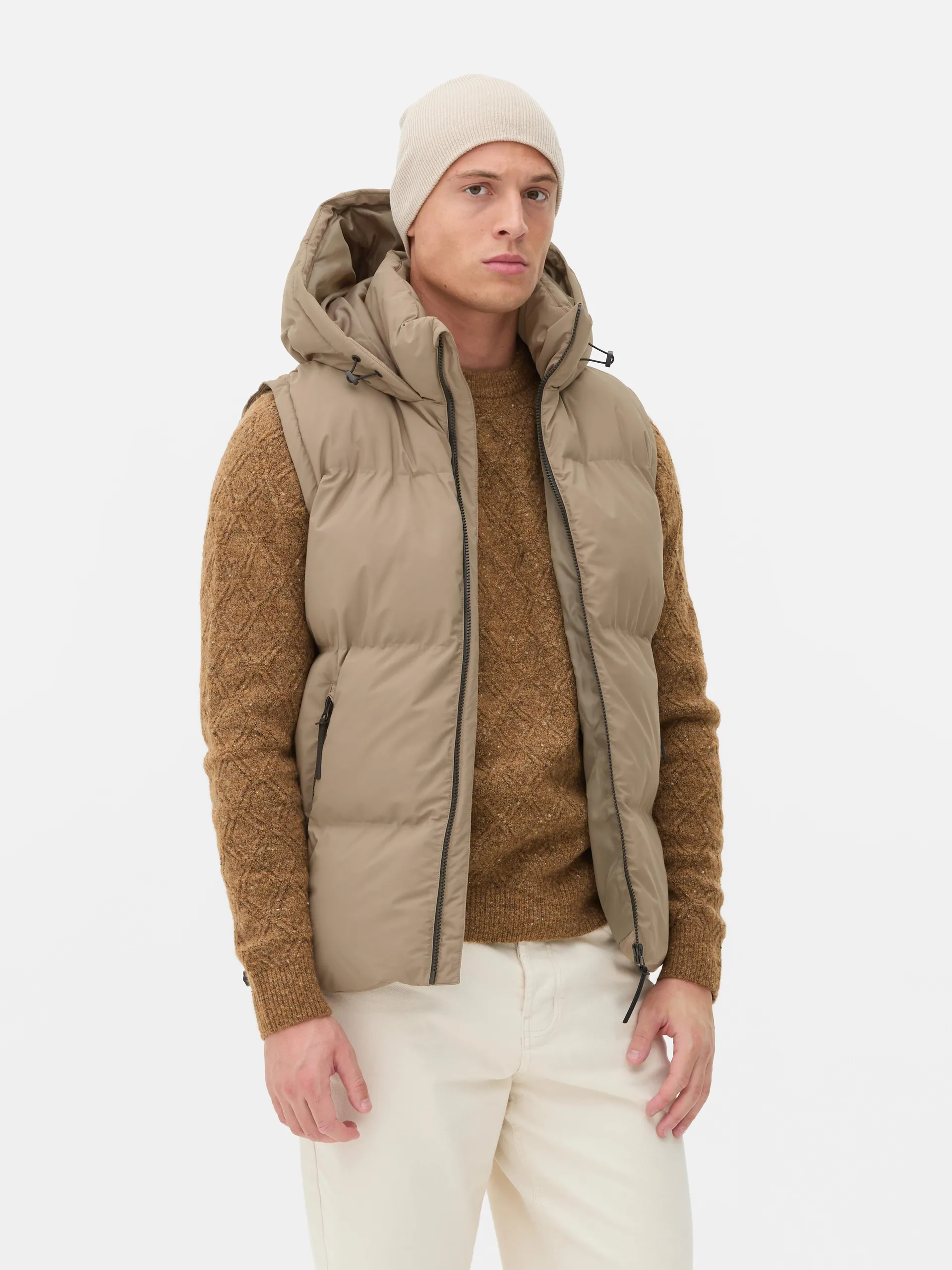 Hooded Puffer Gilet