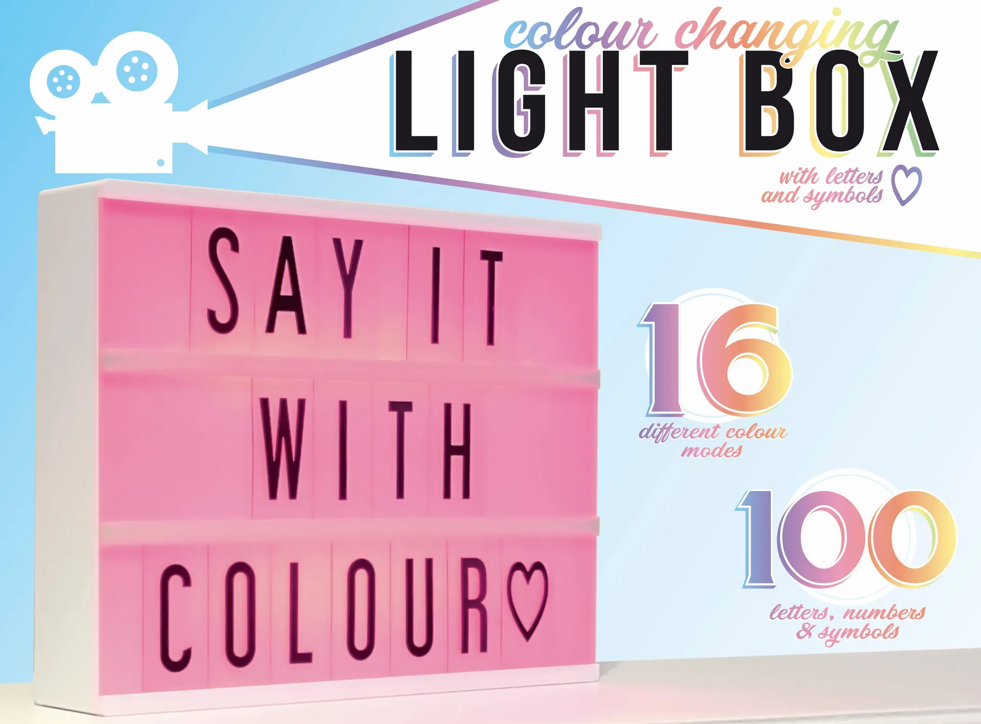 A4 Colour Changing Lightbox