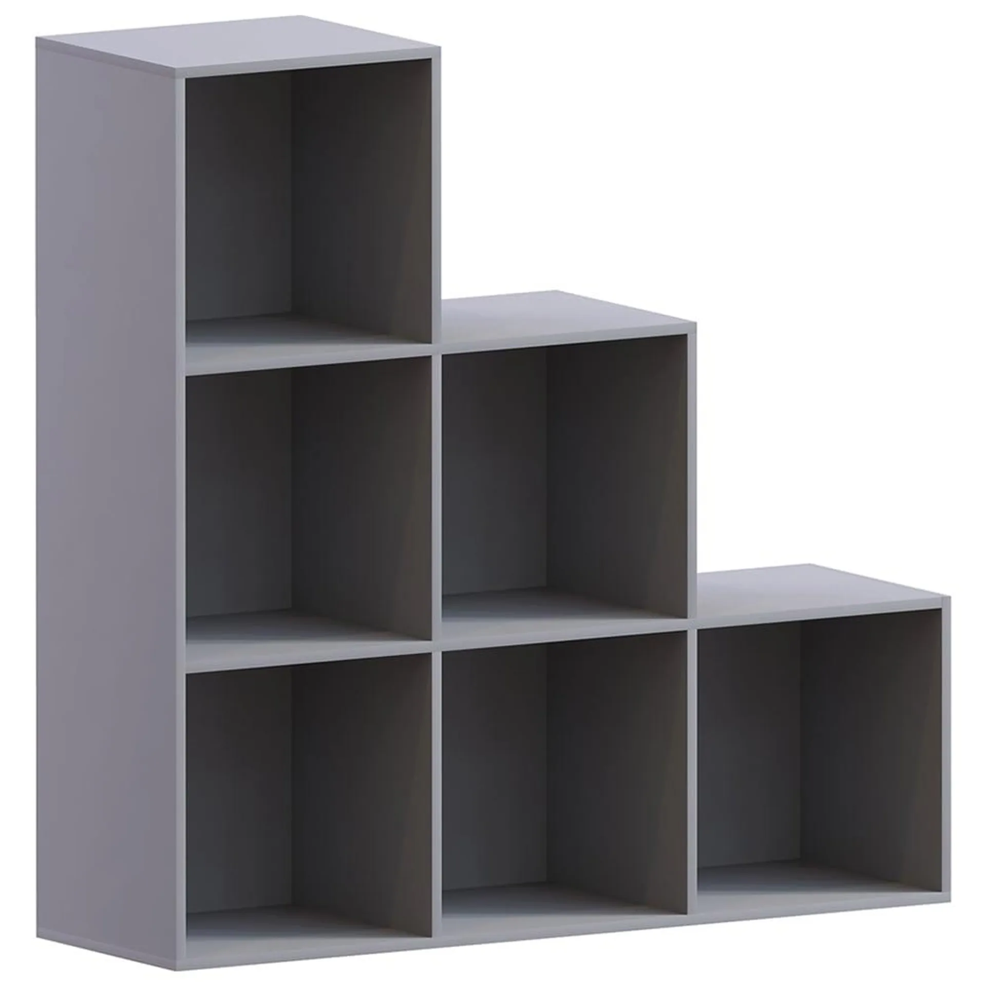 Vida Durham 6 Grey Cube Staircase Storage Unit