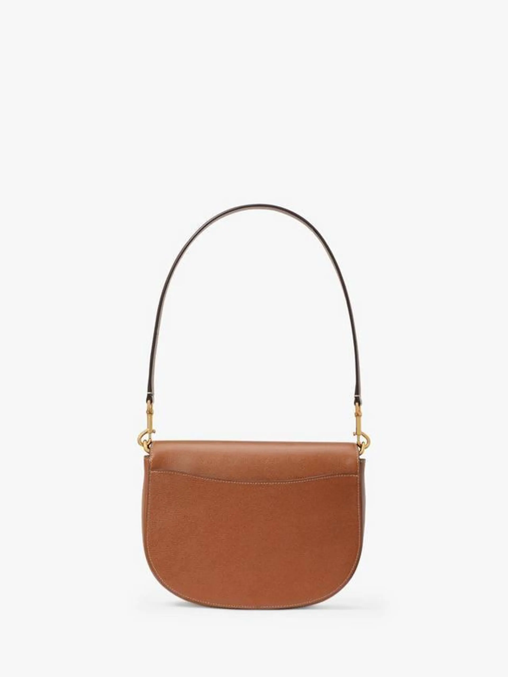 Convertible Leather Saddle Bag