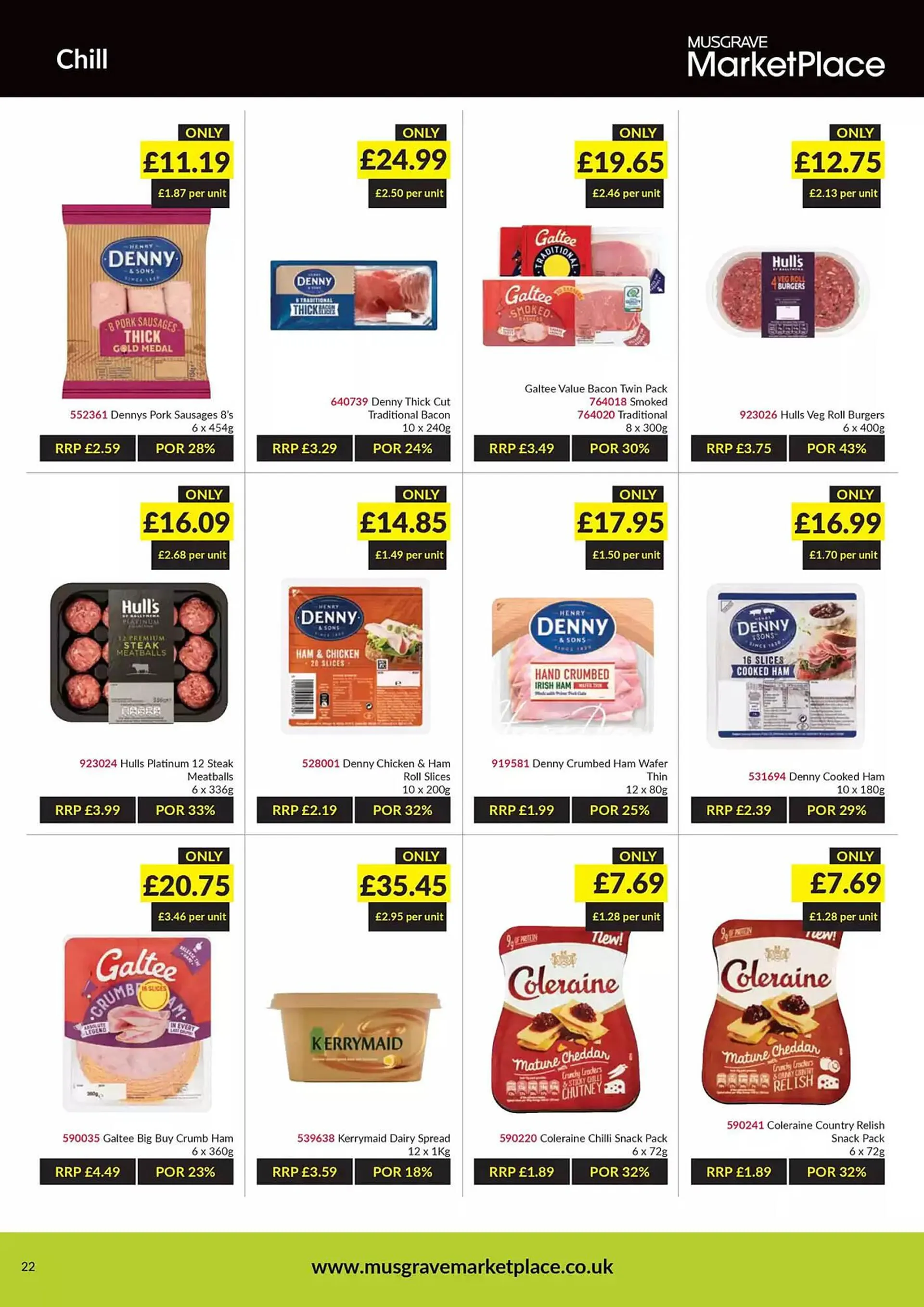 Musgrave MarketPlace leaflet from 6 January to 26 January 2025 - Catalogue Page 22