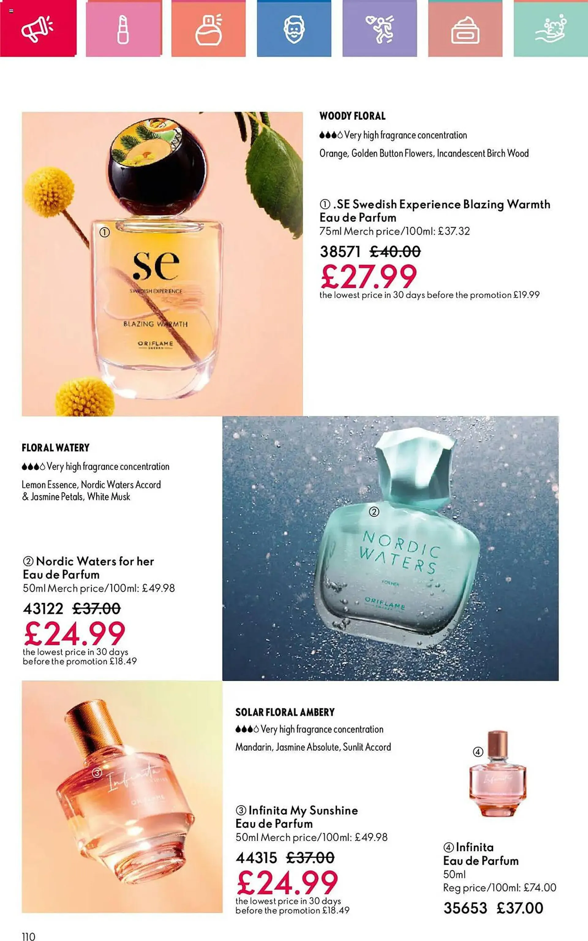 Oriflame leaflet from 3 January to 22 January 2025 - Catalogue Page 110