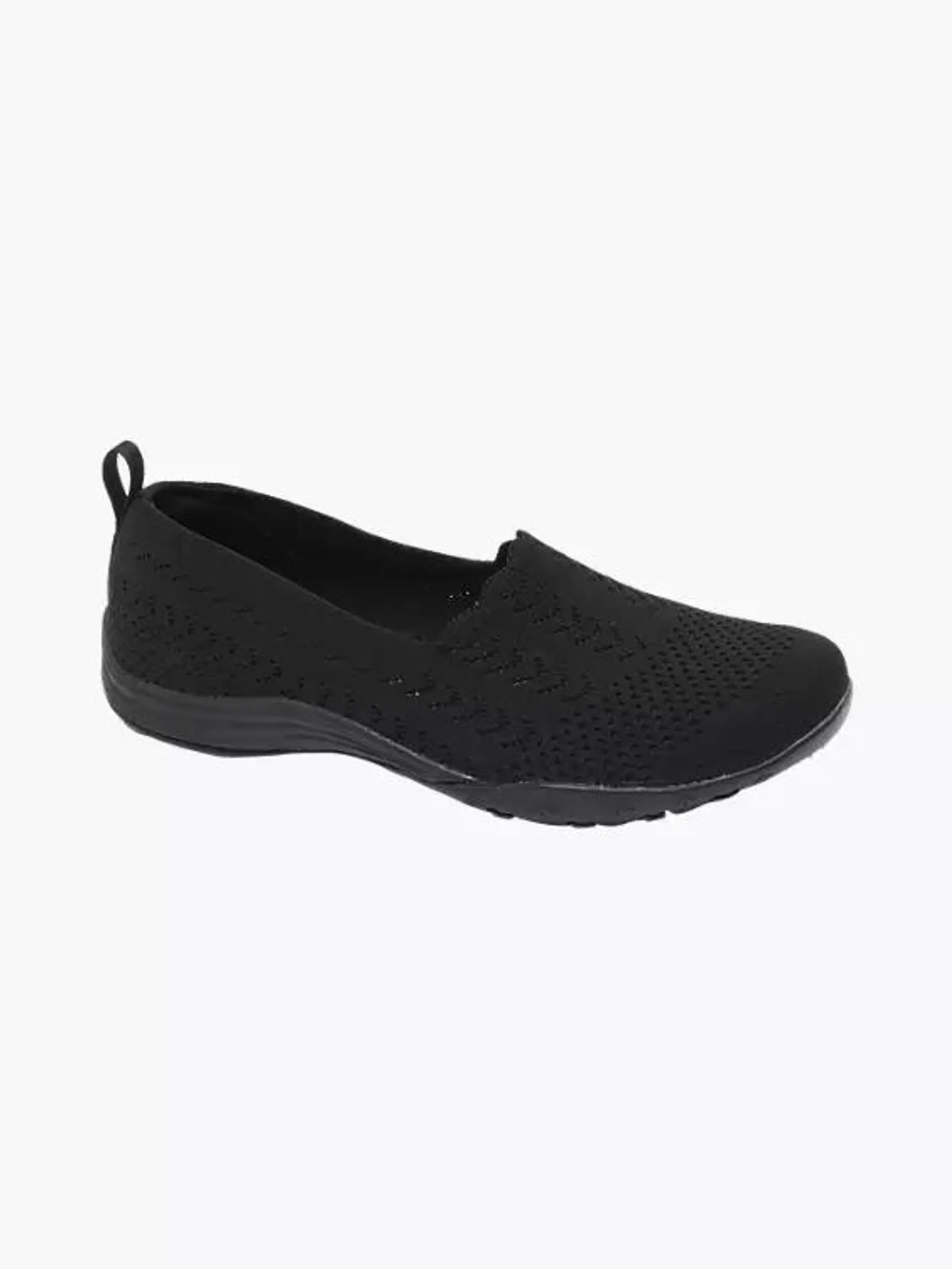 Memory Foam Skechers Black Slip Ons