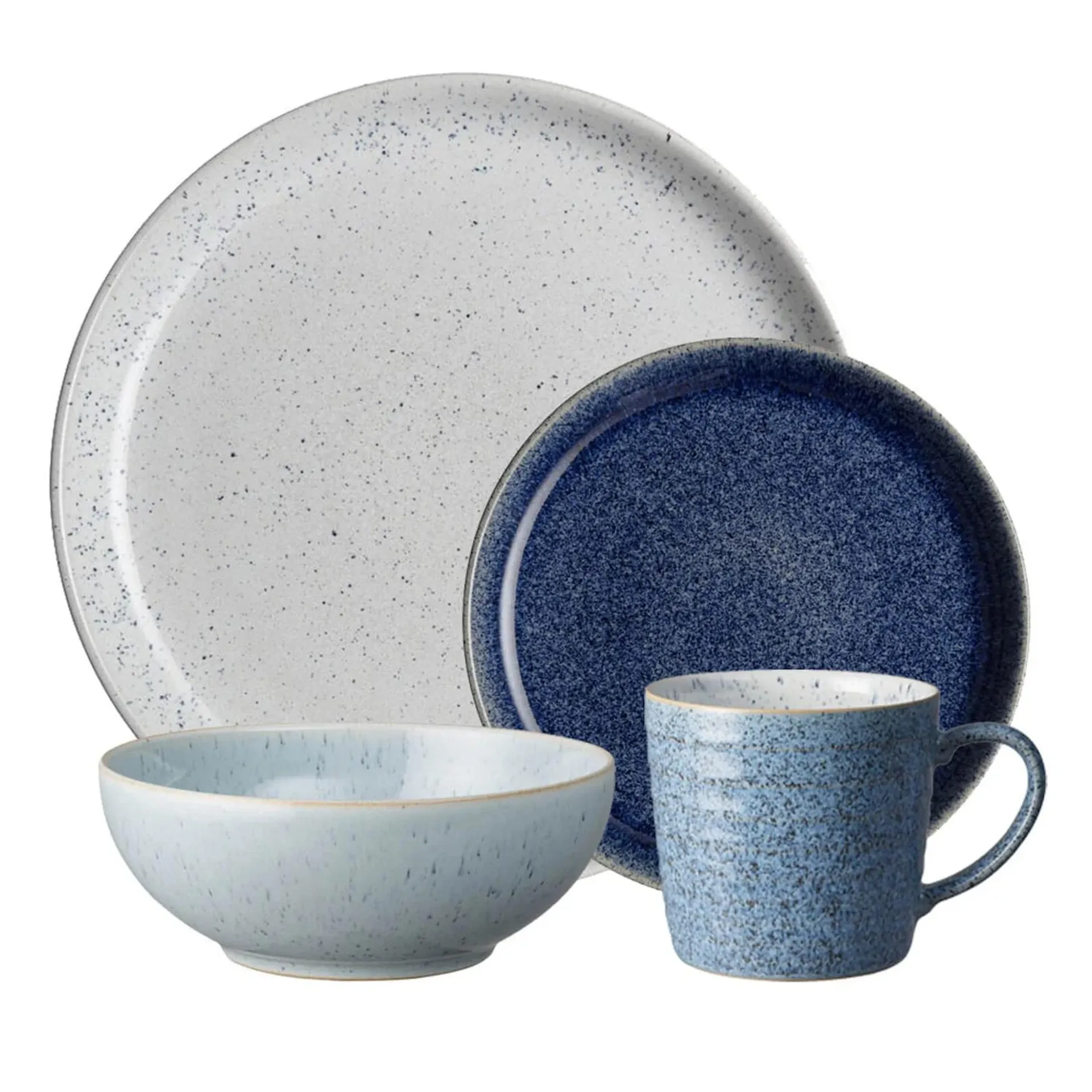 Denby Studio Blue Tableware Set - 16 pcs