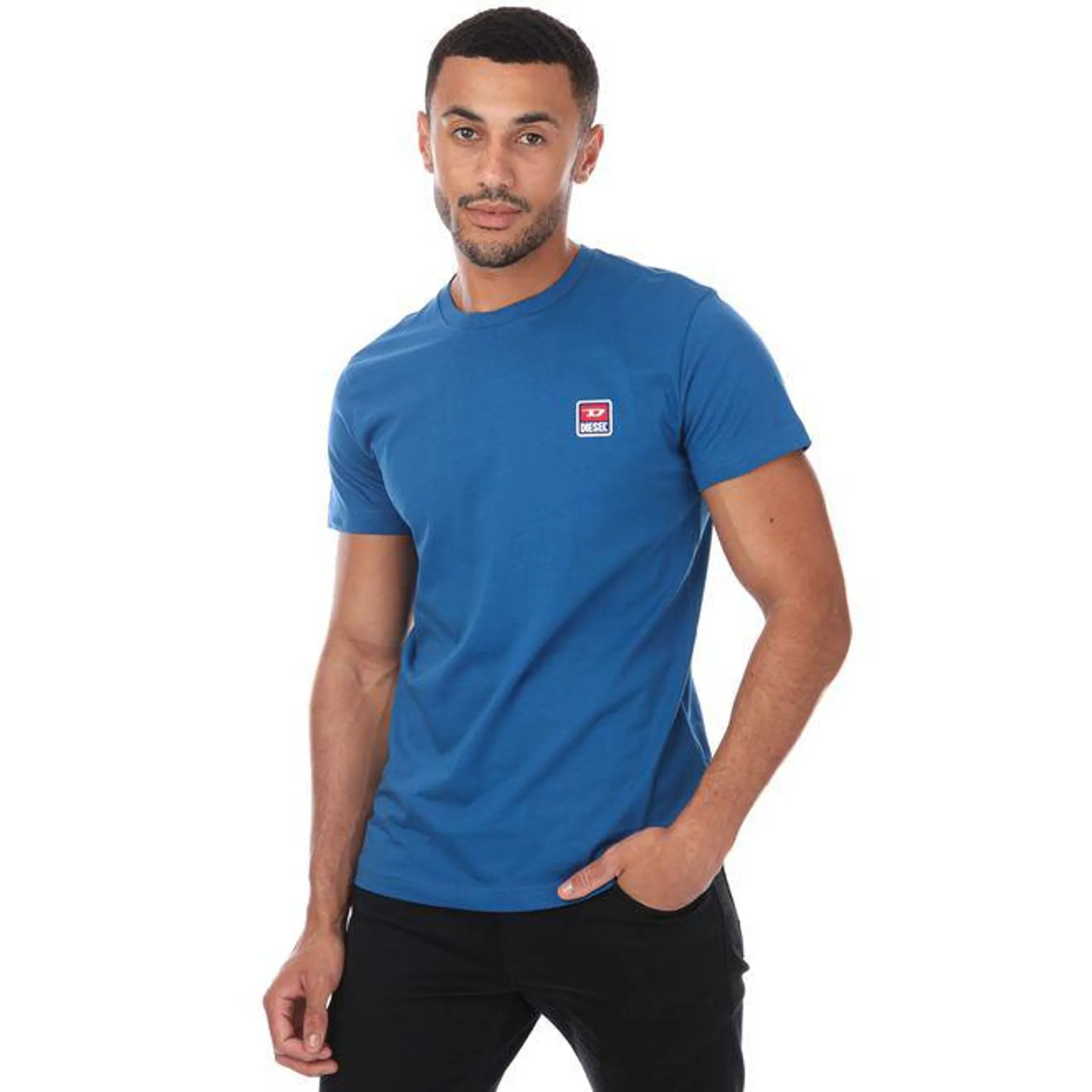 Diesel Mens T-DIEGOR T-Shirt in Blue