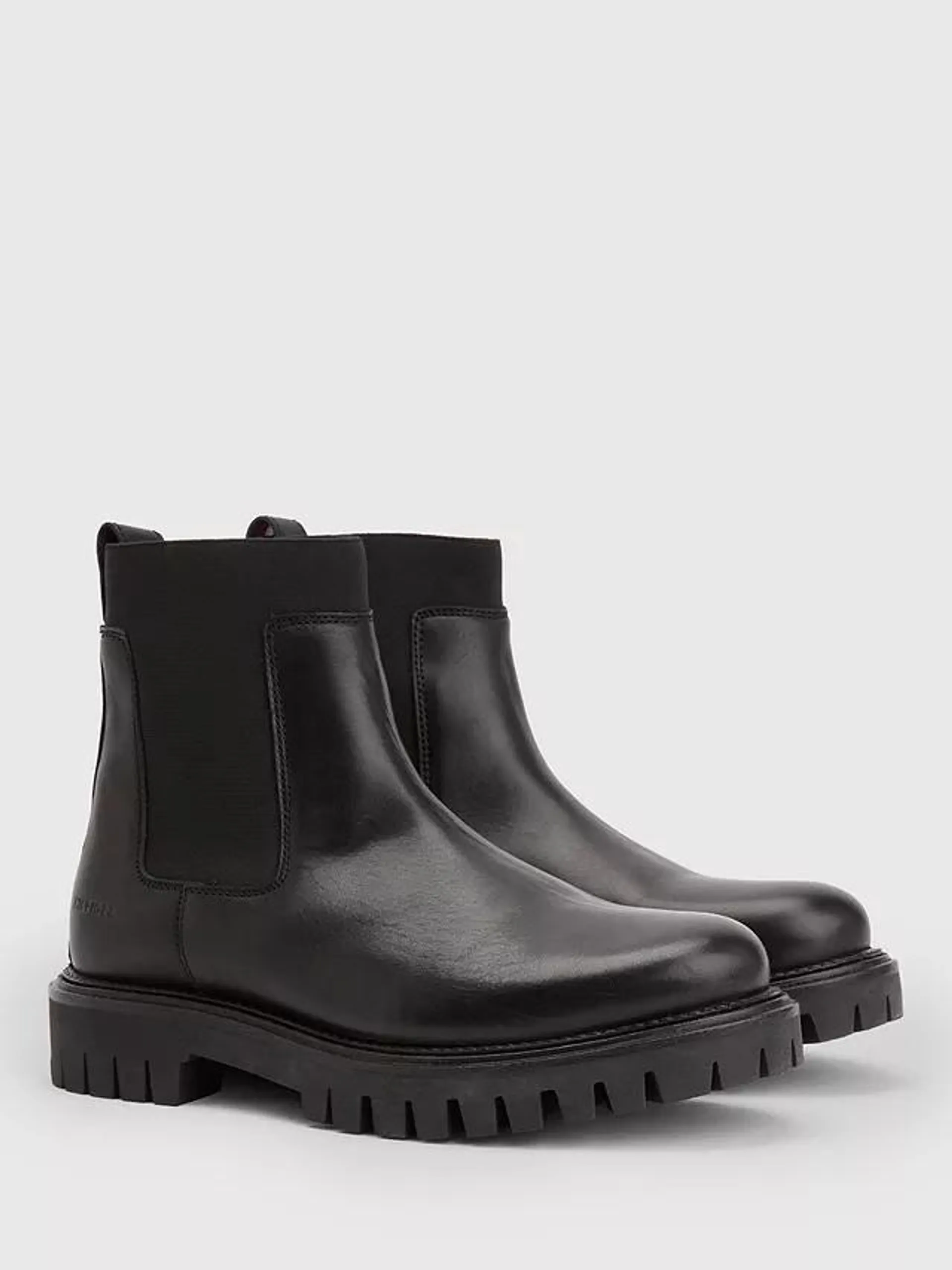 Tommy Hilfiger Premium Chunky Chelsea Boots, Black