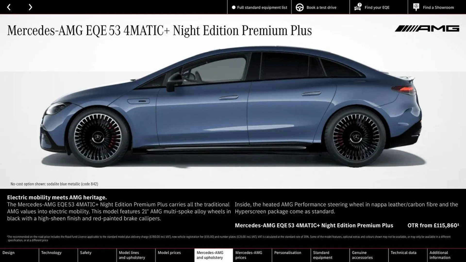 Mercedes Benz EQE Saloon from 31 August to 31 August 2025 - Catalogue Page 42