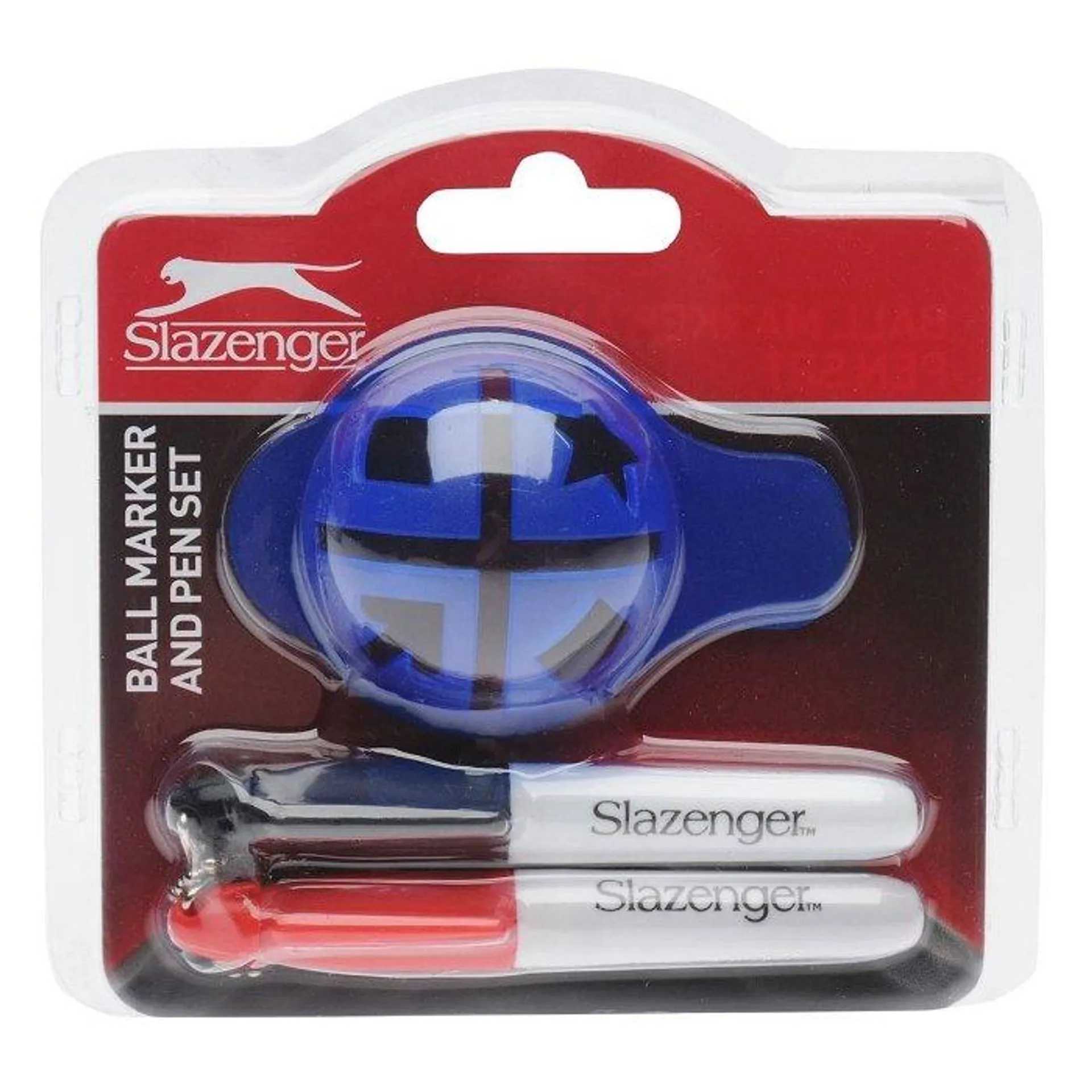 Slazenger Precision Golf Ball Marker and Pen Set