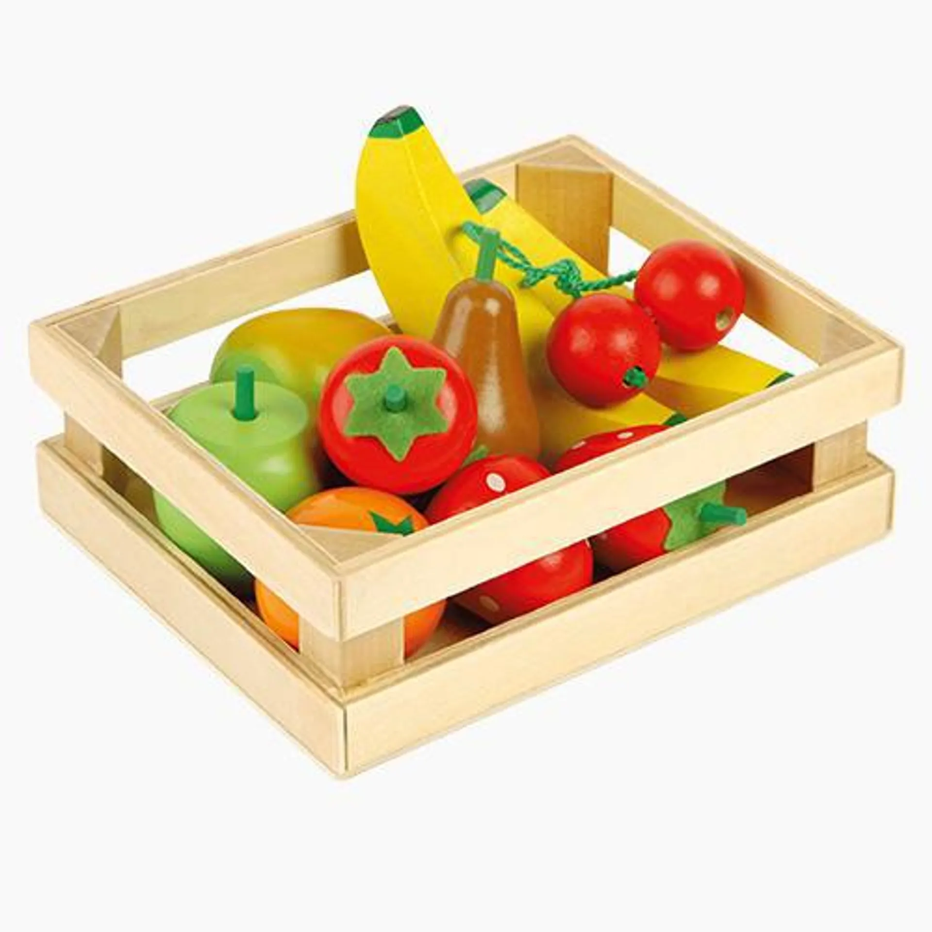 Five-A-Day Wooden Fruit Box