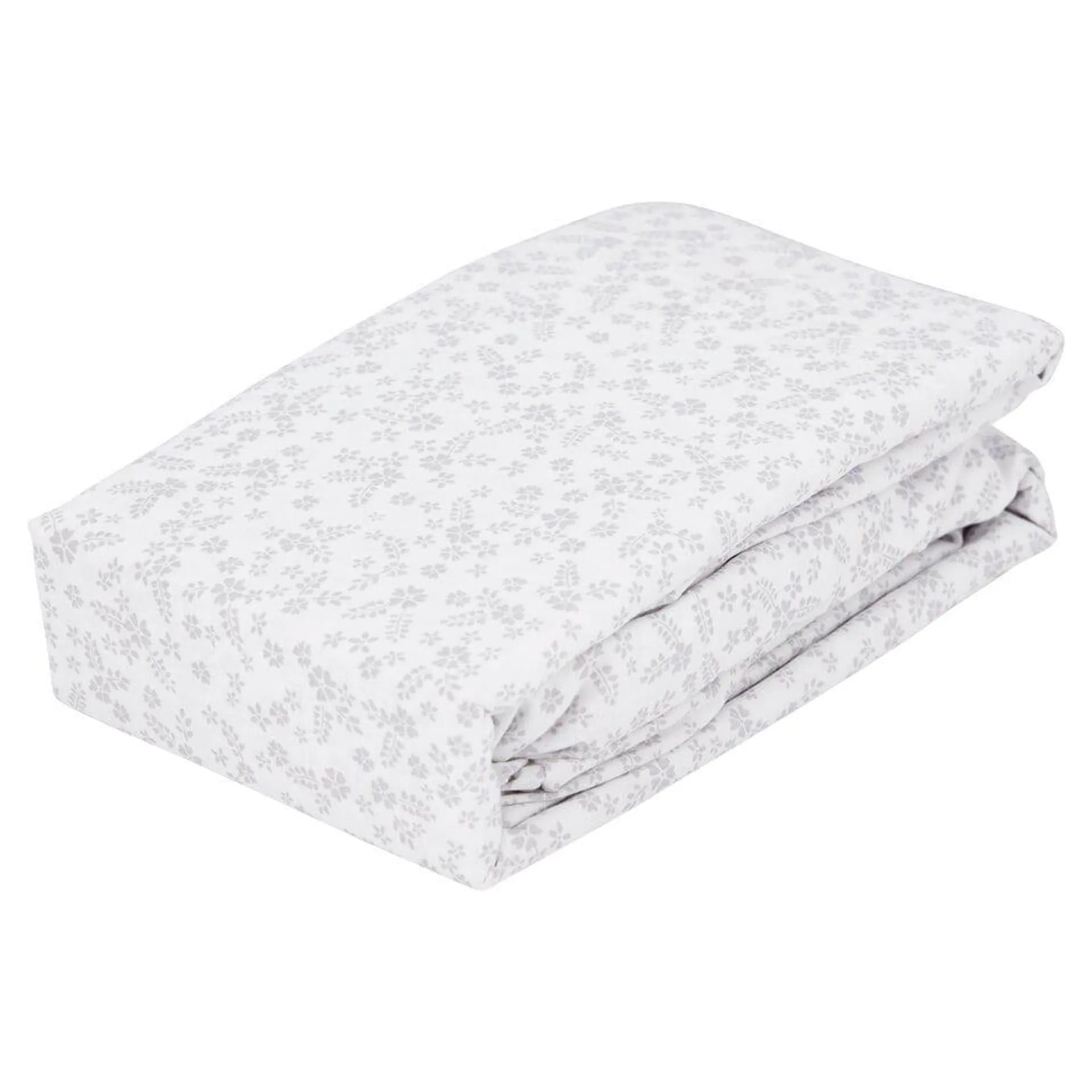 F&F Home Bedding Poly Cotton Printed Folk Fitted Sheet Single