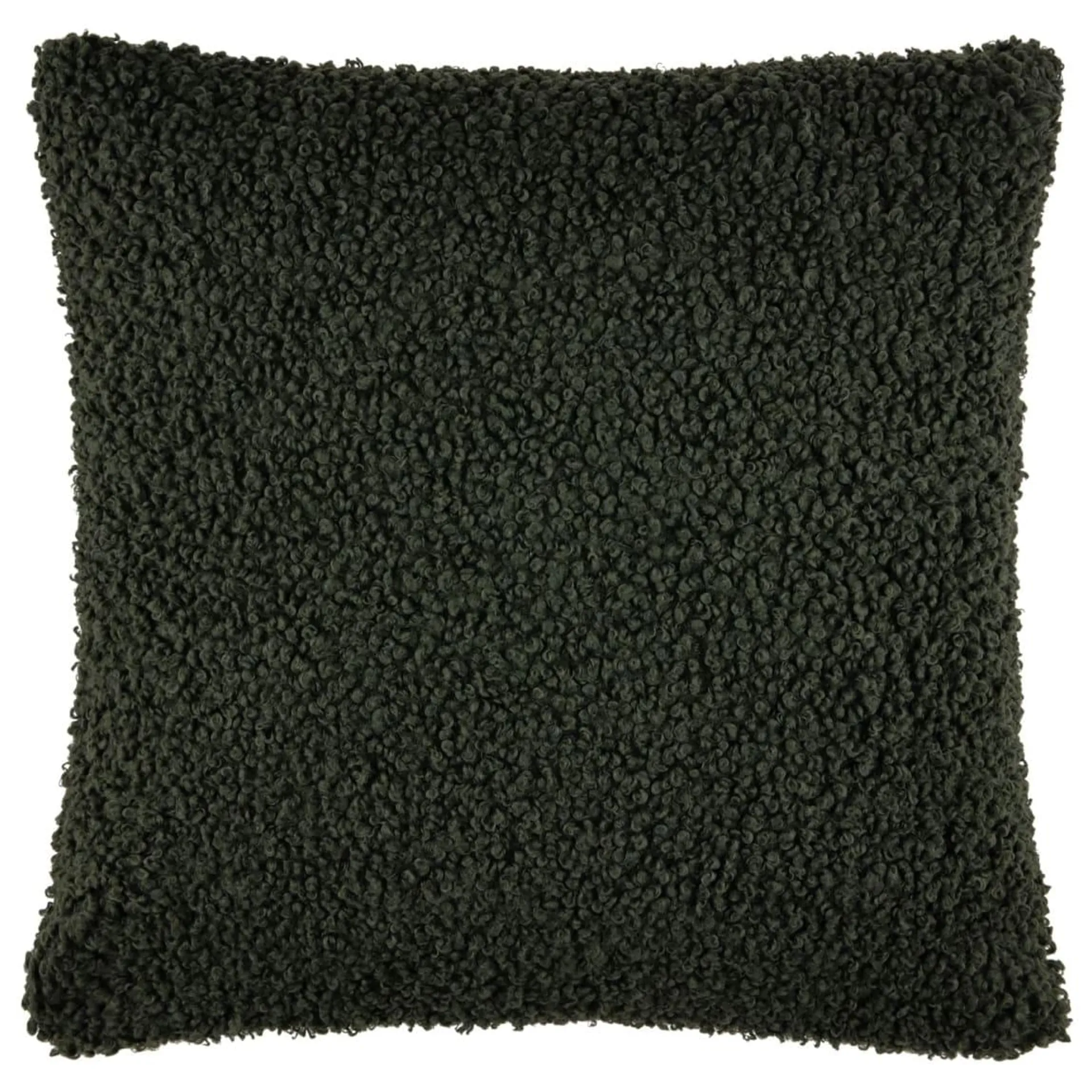 Simply Everyday Boucle Cushion - Dark Green