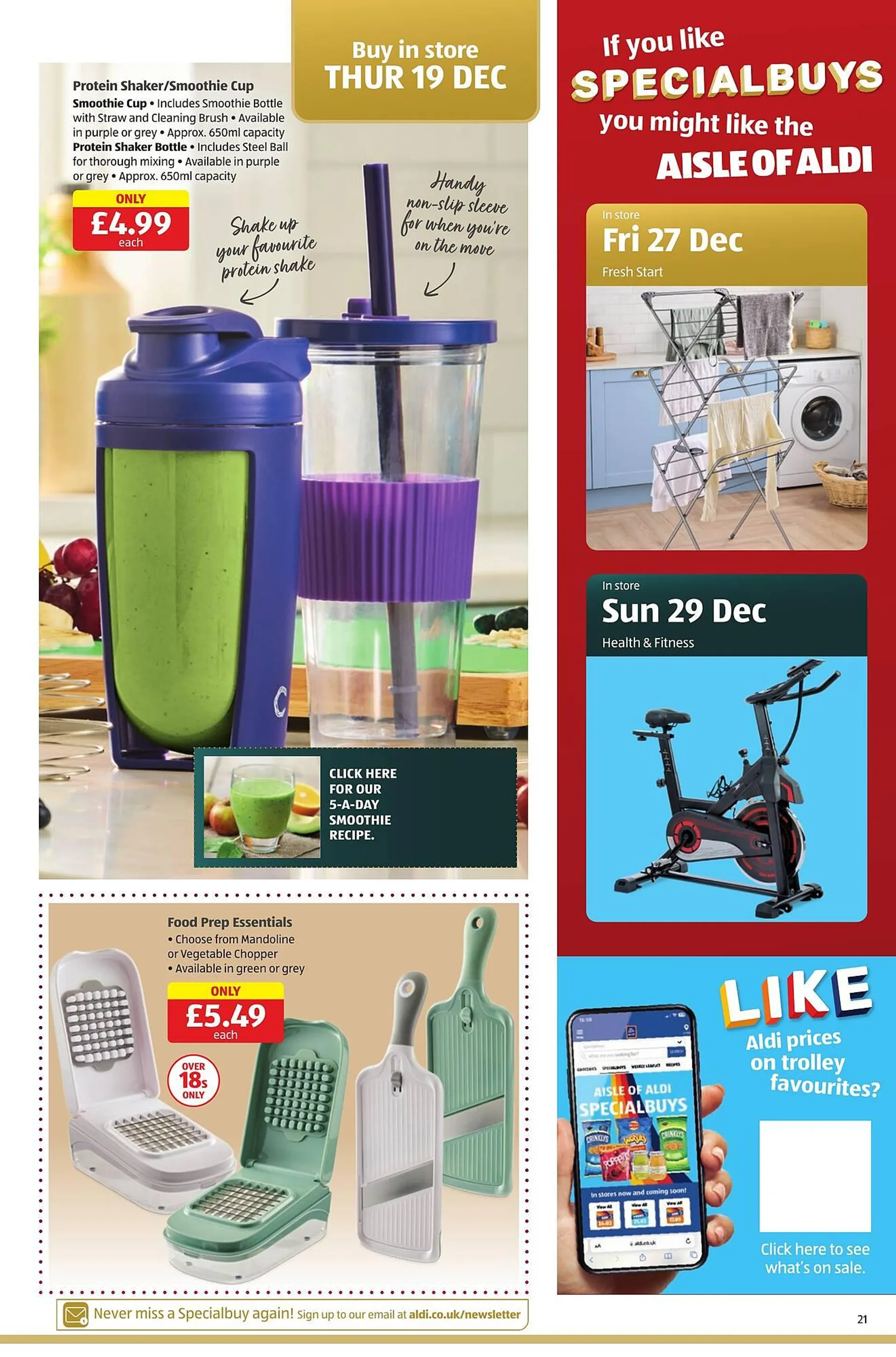 Aldi leaflet from 19 December to 24 December 2024 - Catalogue Page 21