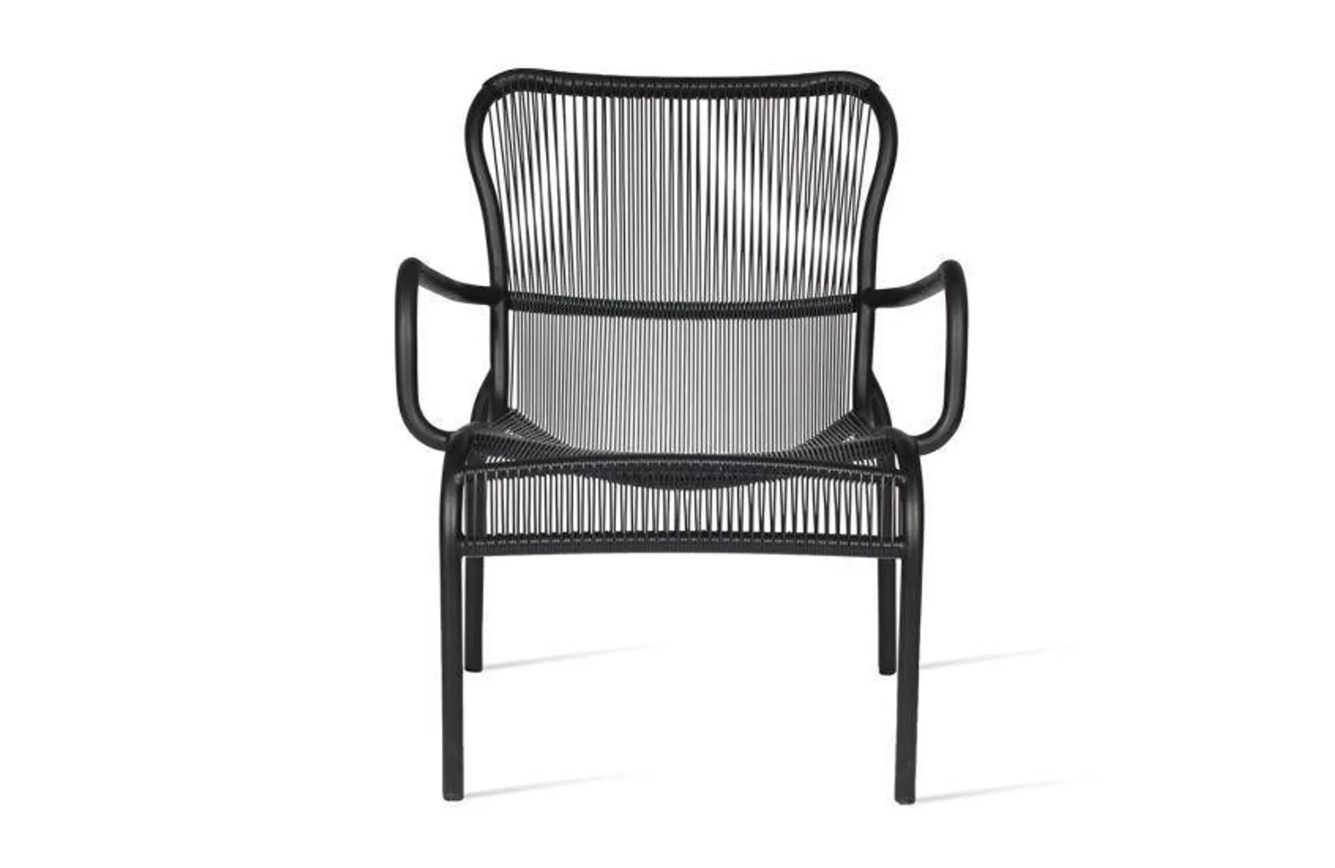 Loop Outdoor Lounge Chair Black