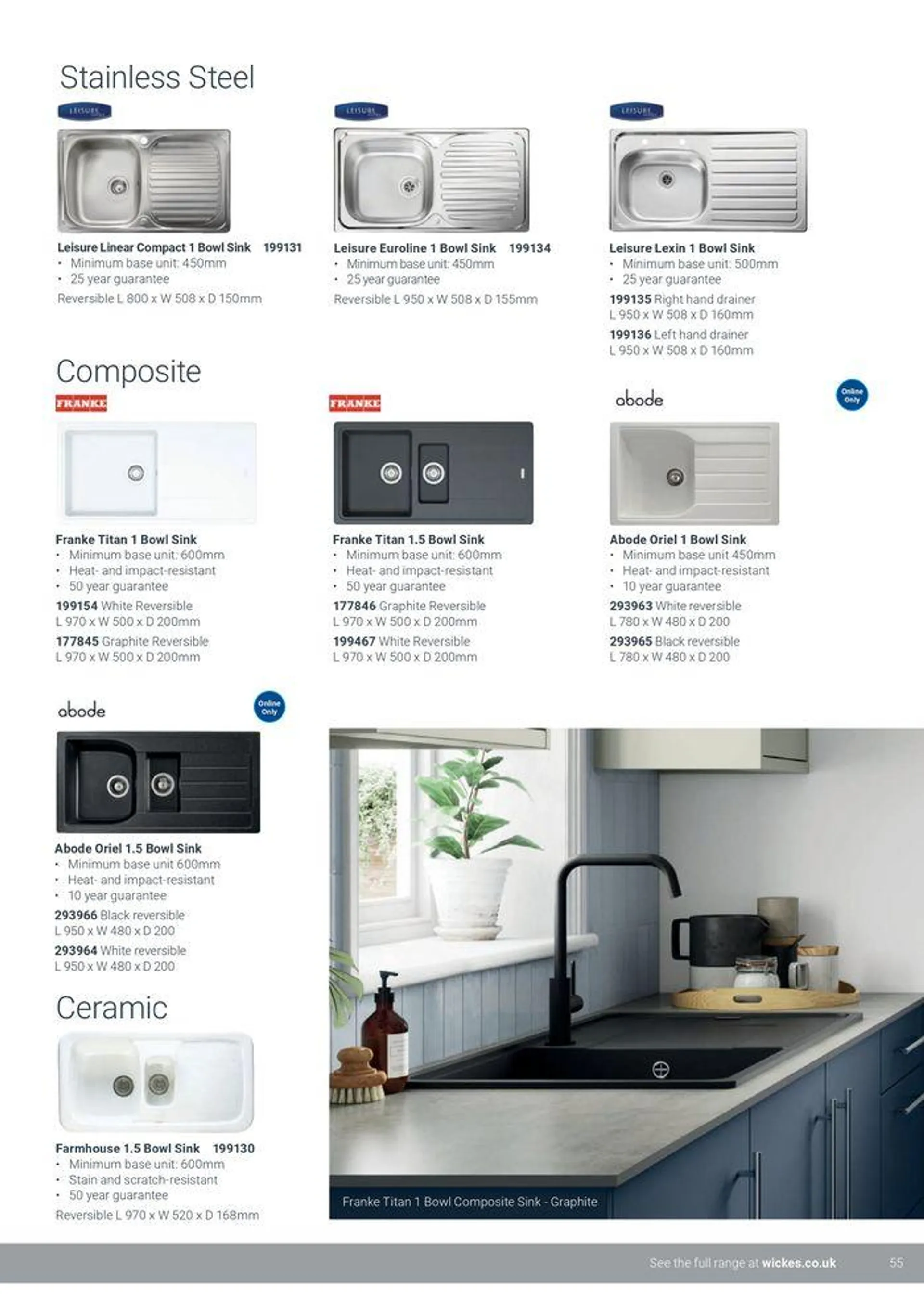 Lifestyle Kitchens from 7 August to 31 December 2024 - Catalogue Page 55