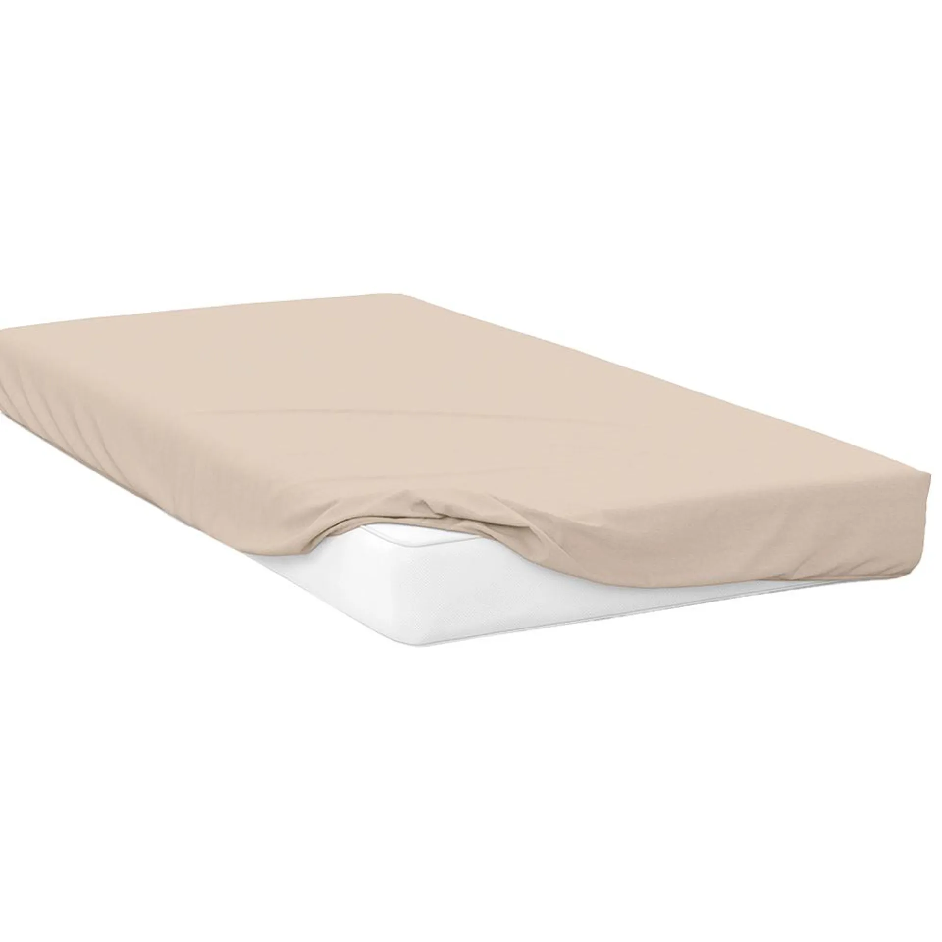 Serene King Size Cream Deep Fitted Bed Sheet